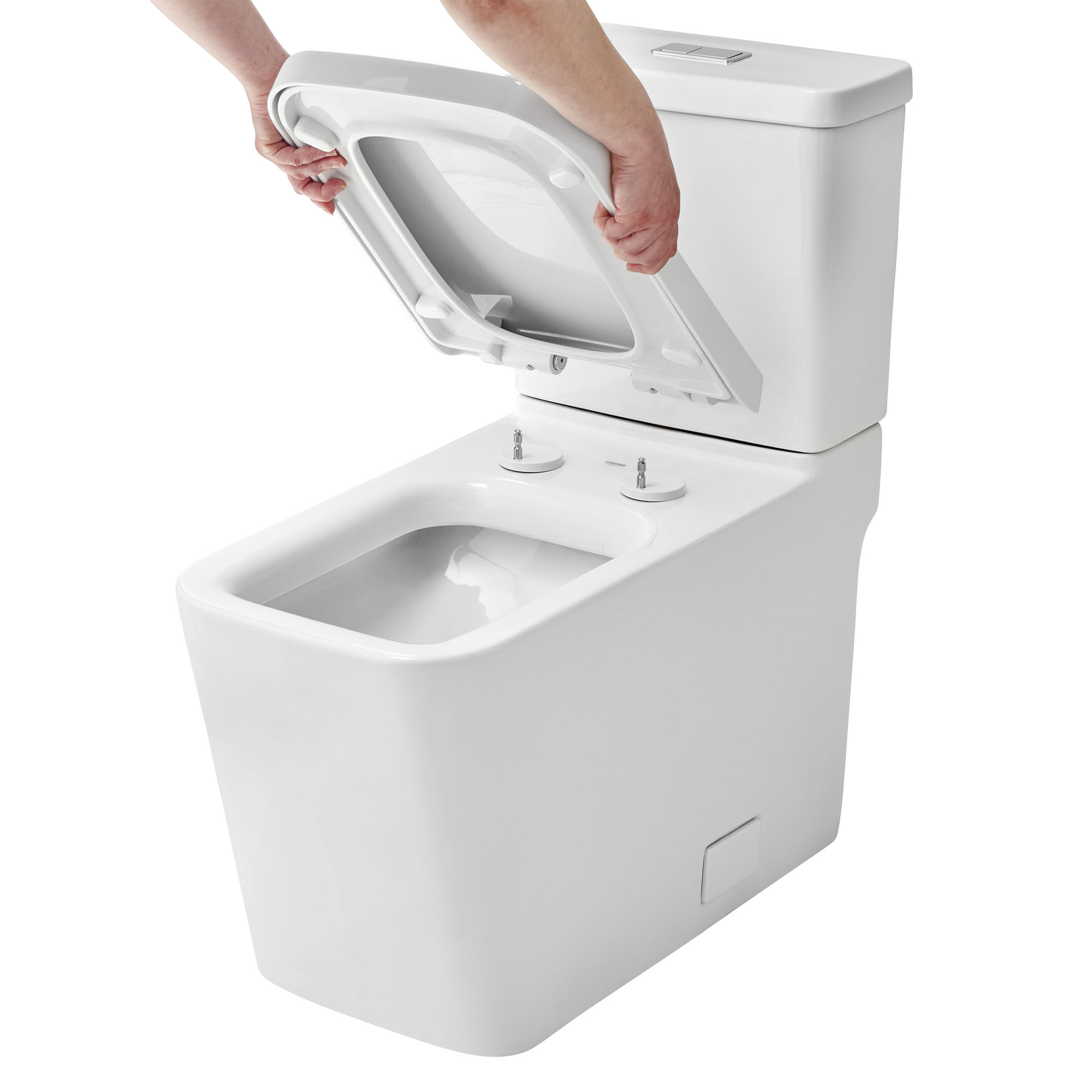 Right Height Elongated Toilet Bowl with Seat