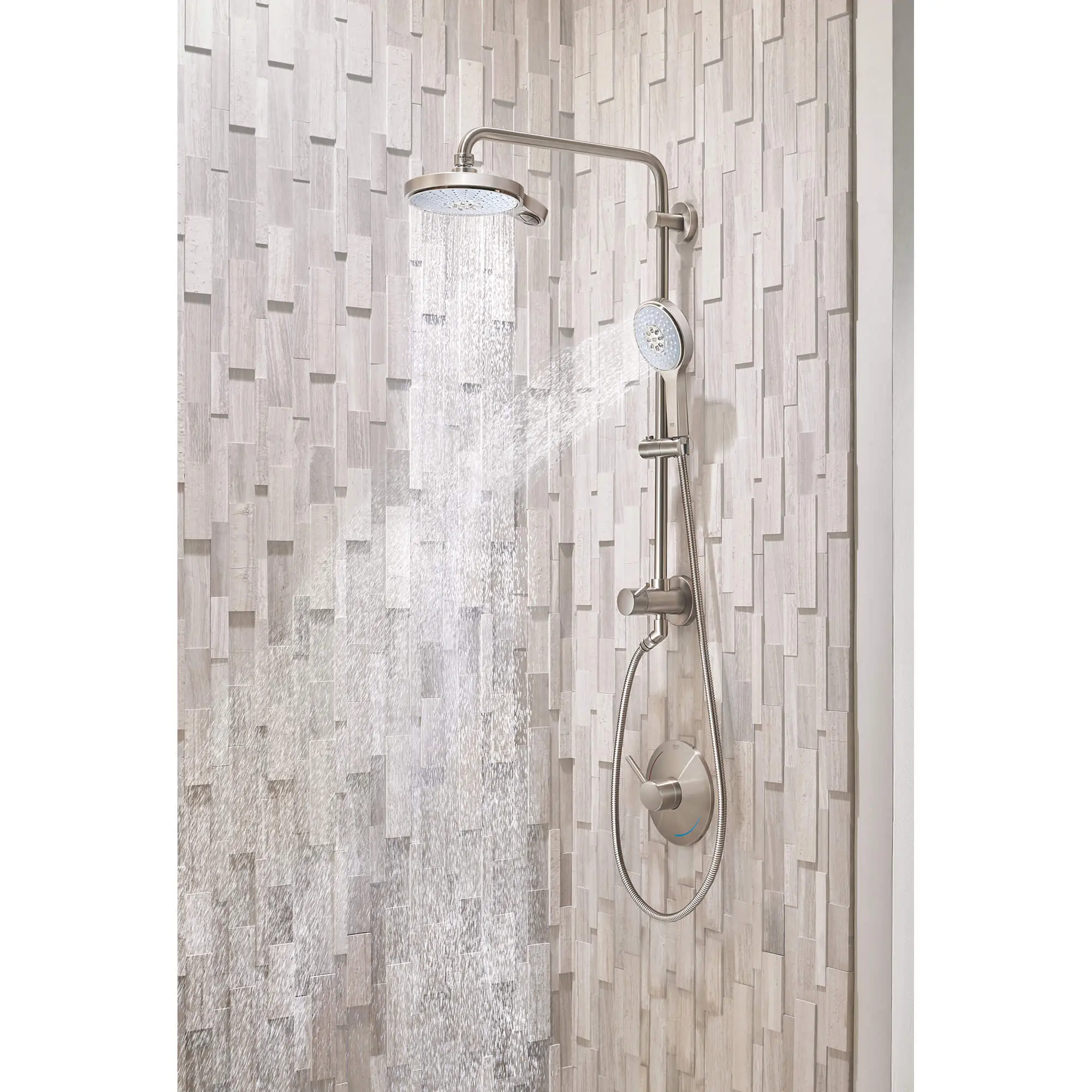 25" Shower System  with Standard Shower Arm