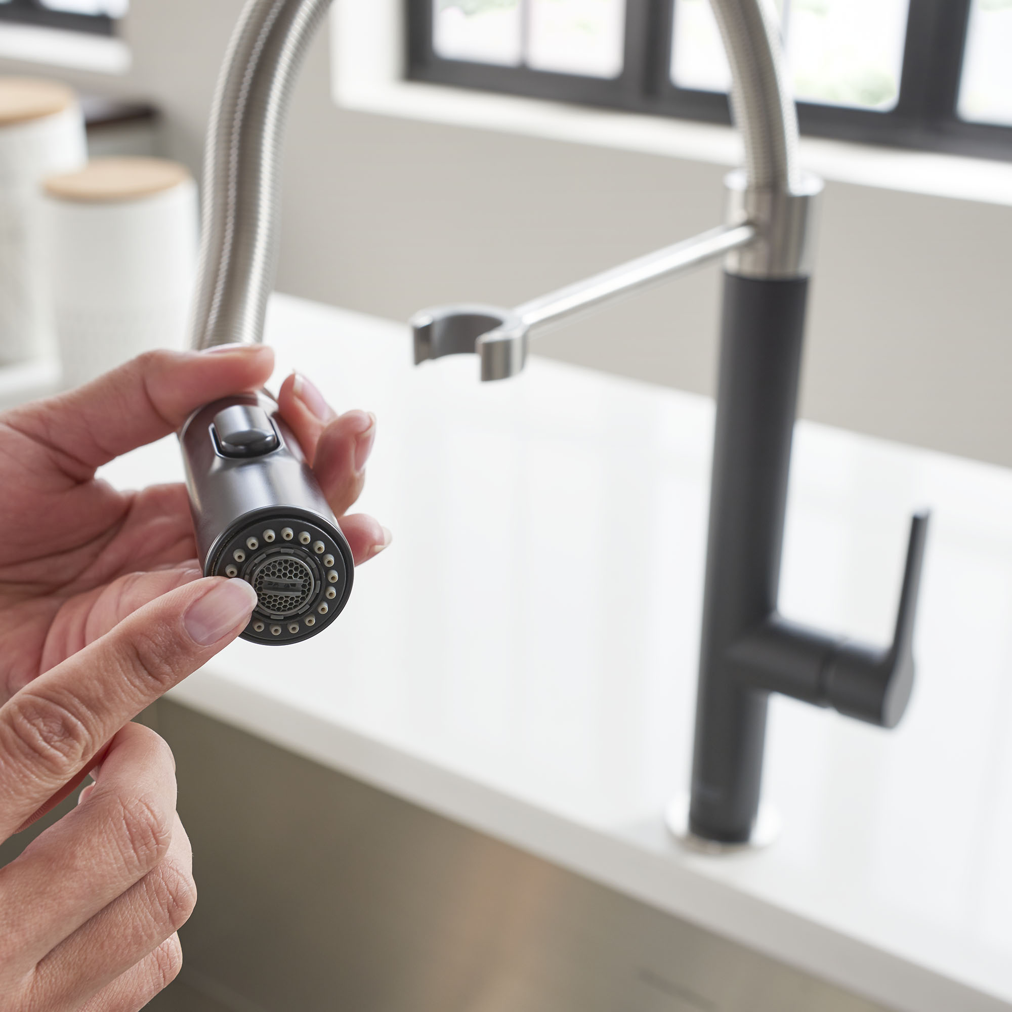 Cayenne® SemiPro Kitchen Faucet With Soap Dispenser