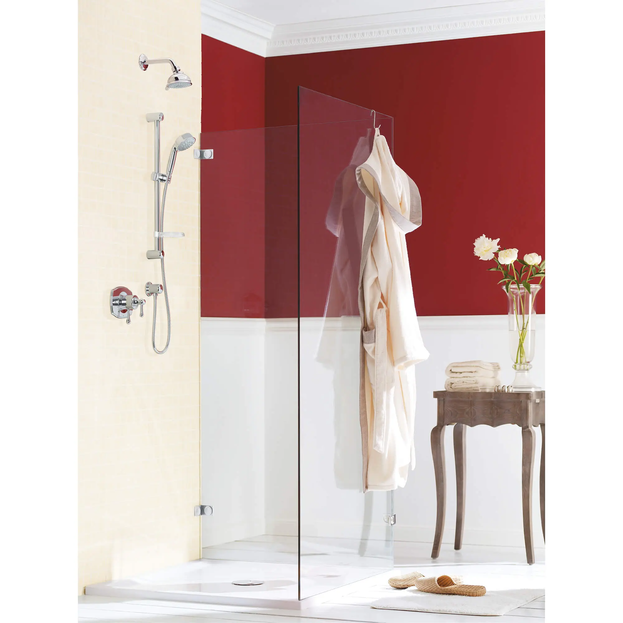24" Shower Slide Bar Kit - 5 Sprays, 9.5 L/min (2.5 gpm)