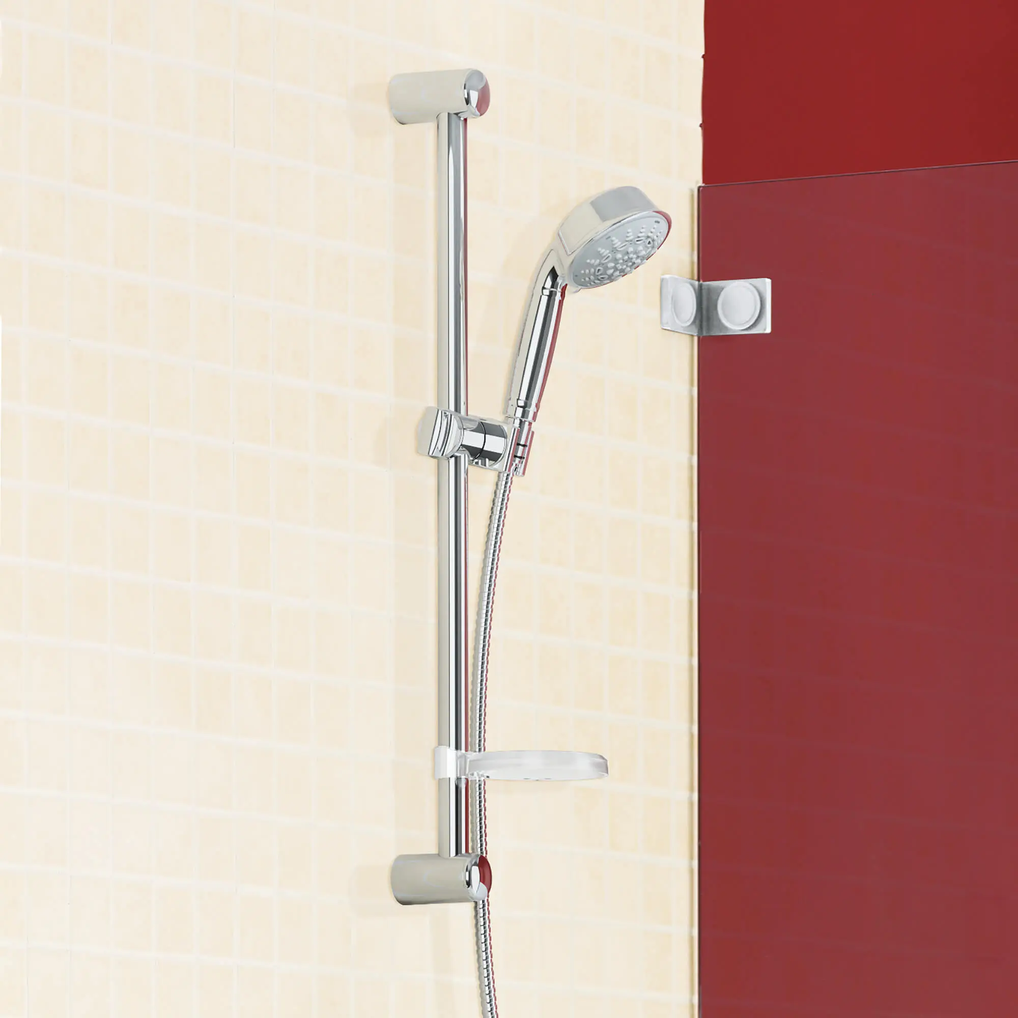 24" Shower Slide Bar Kit - 5 Sprays, 9.5 L/min (2.5 gpm)