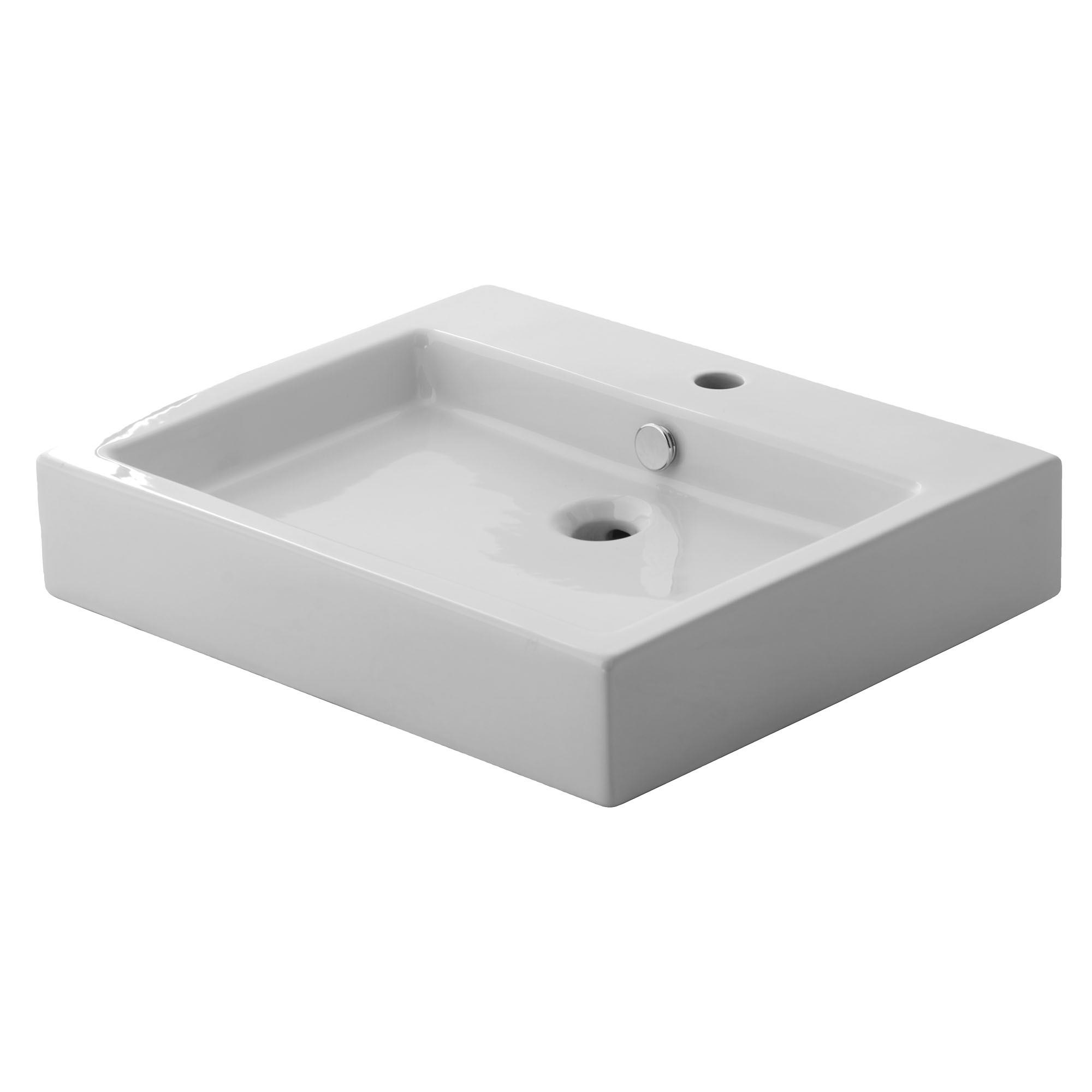 Studio® 22 x 18-1/2-Inch Above Counter Sink With Center Hole Only