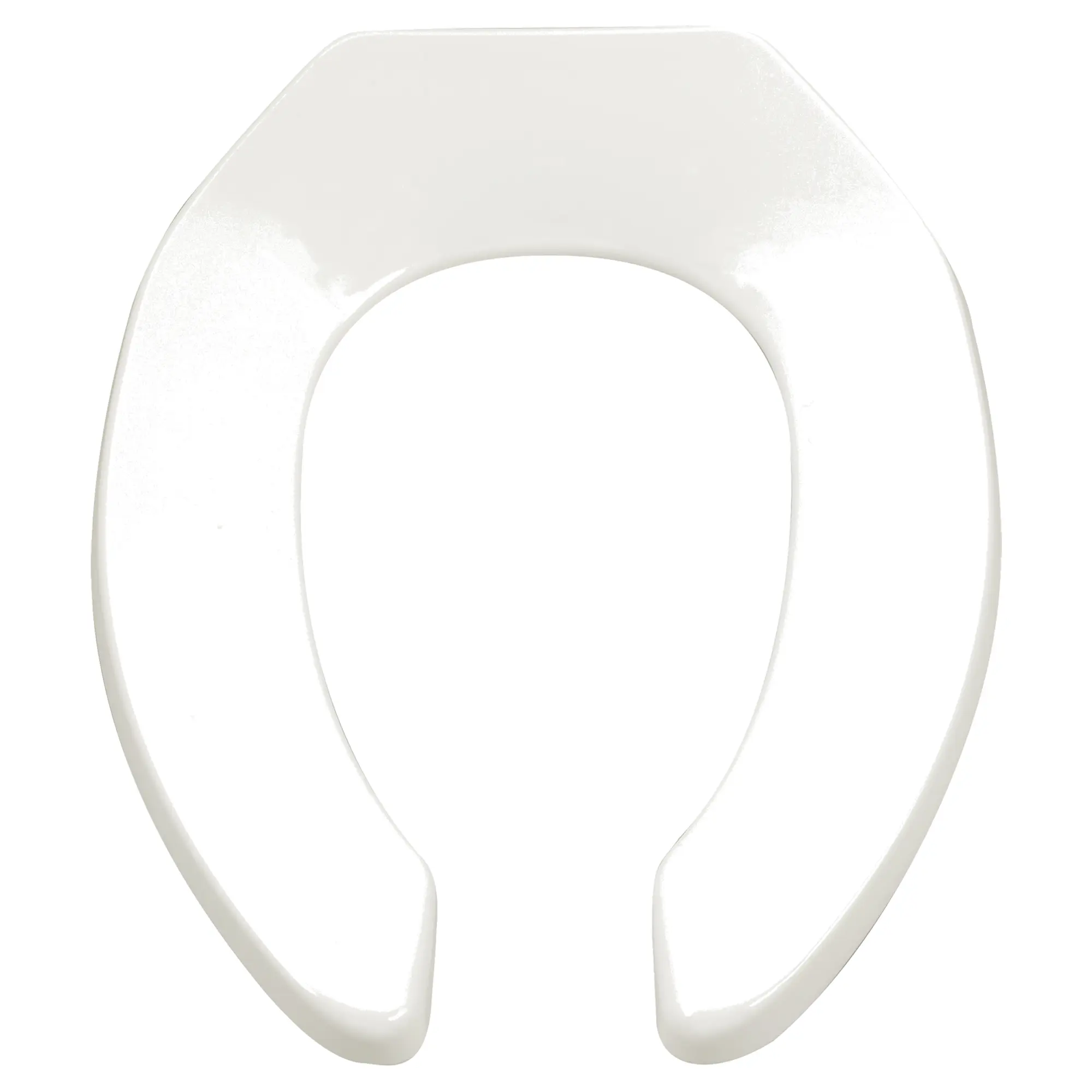 Commercial Heavy Duty Open Front Elongated Toilet Seat