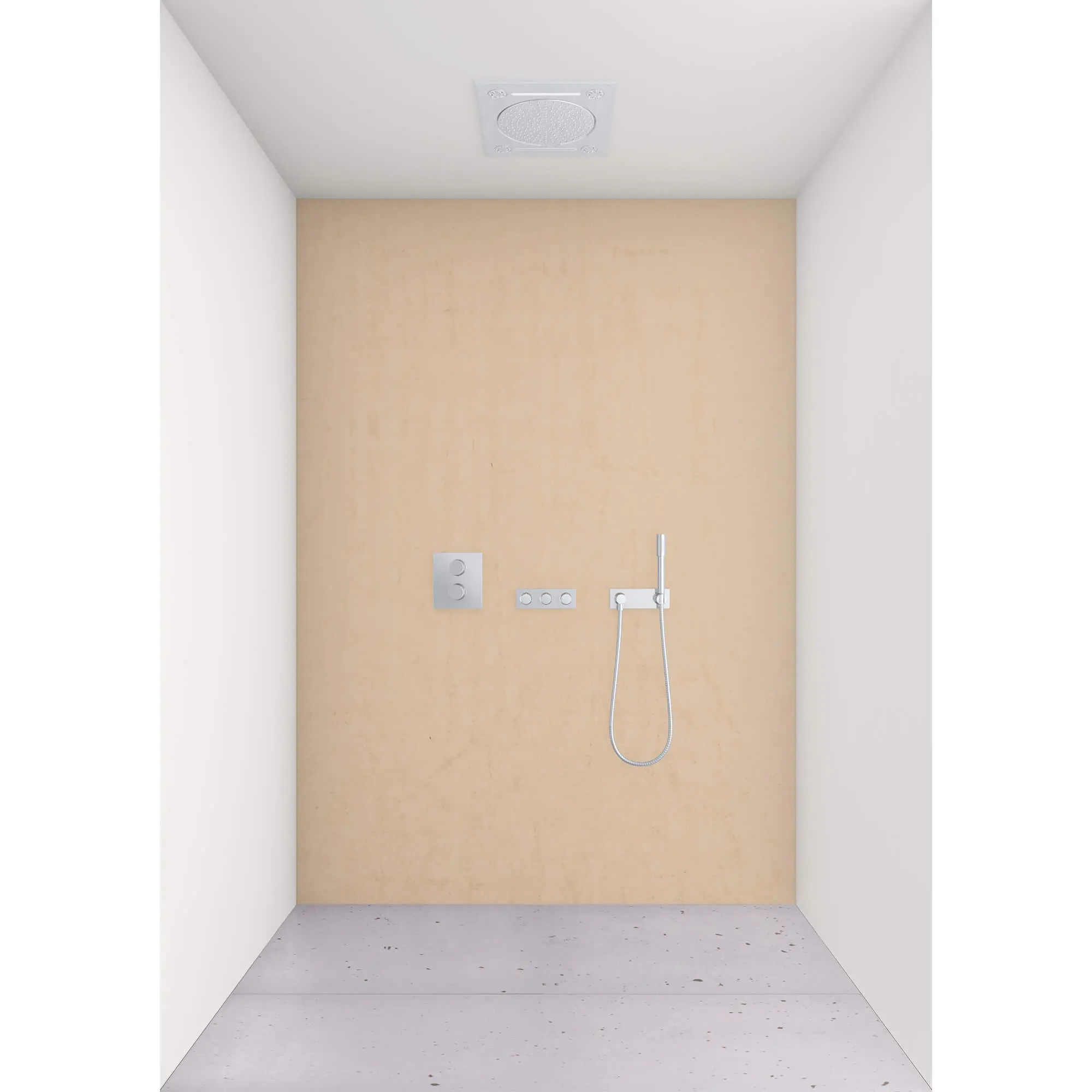 Wall Union With Integrated Hand Shower Holder