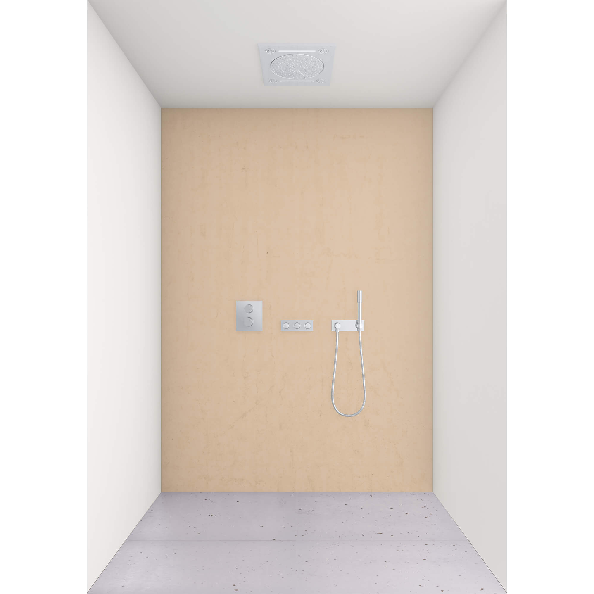Wall Union With Integrated Hand Shower Holder