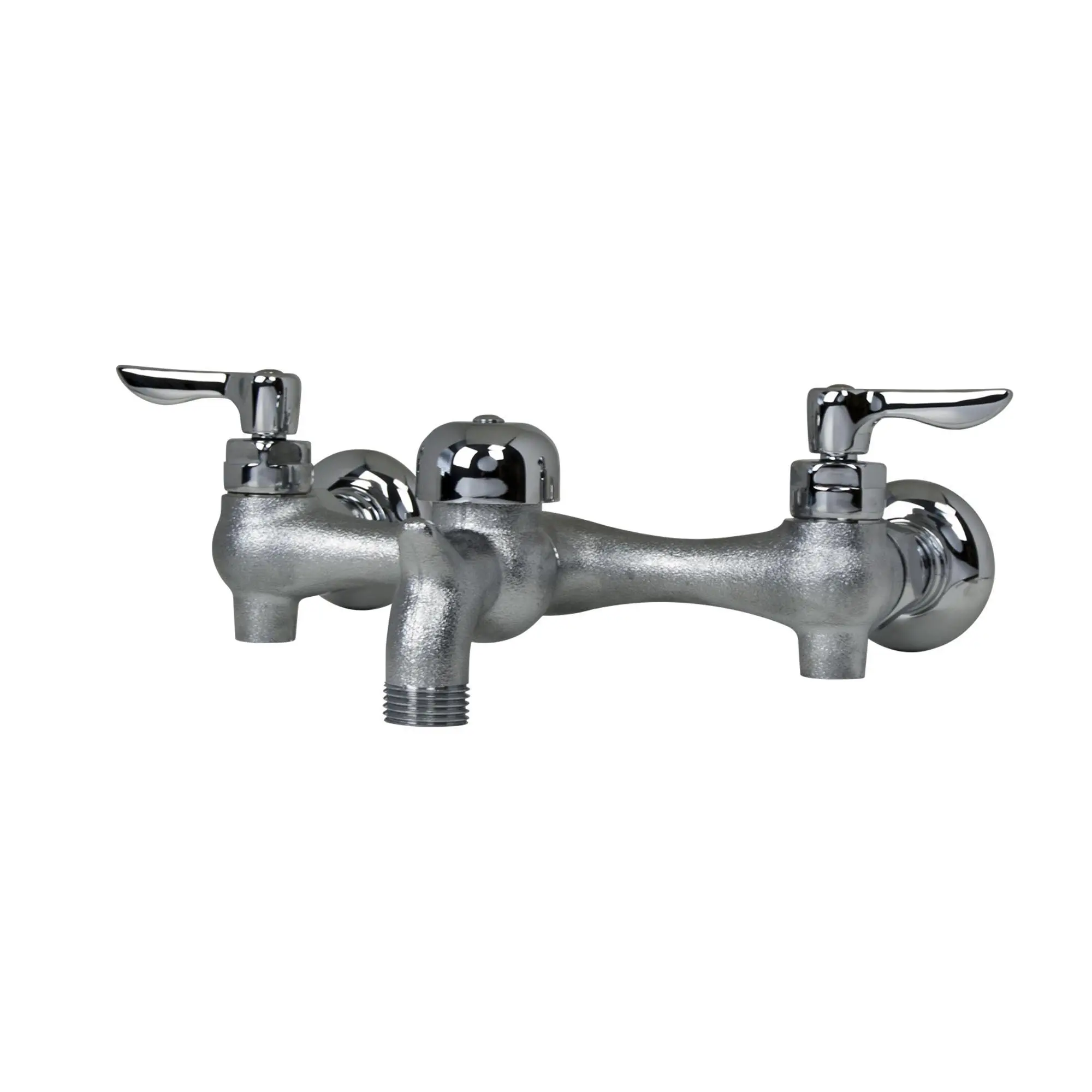 Wall-Mount Service Sink Faucet With 3-Inch Vacuum Breaker Spout