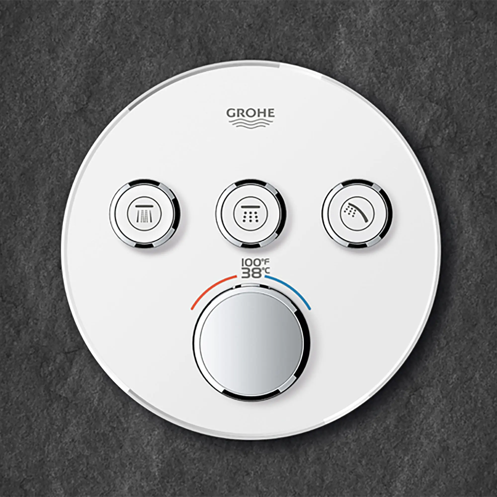 GrohTherm SmartControl Garniture de valve thermostatique à fonction triple