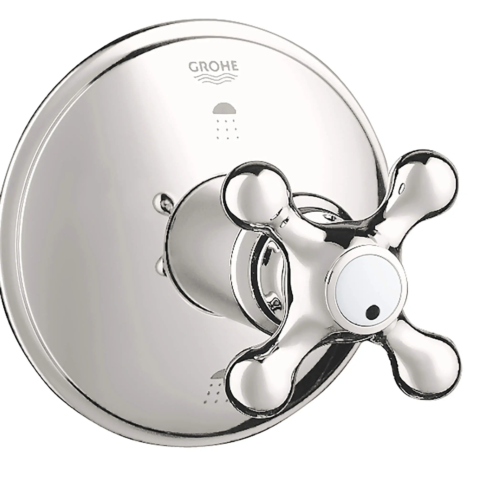 2-Way Diverter Trim with Cross Handle