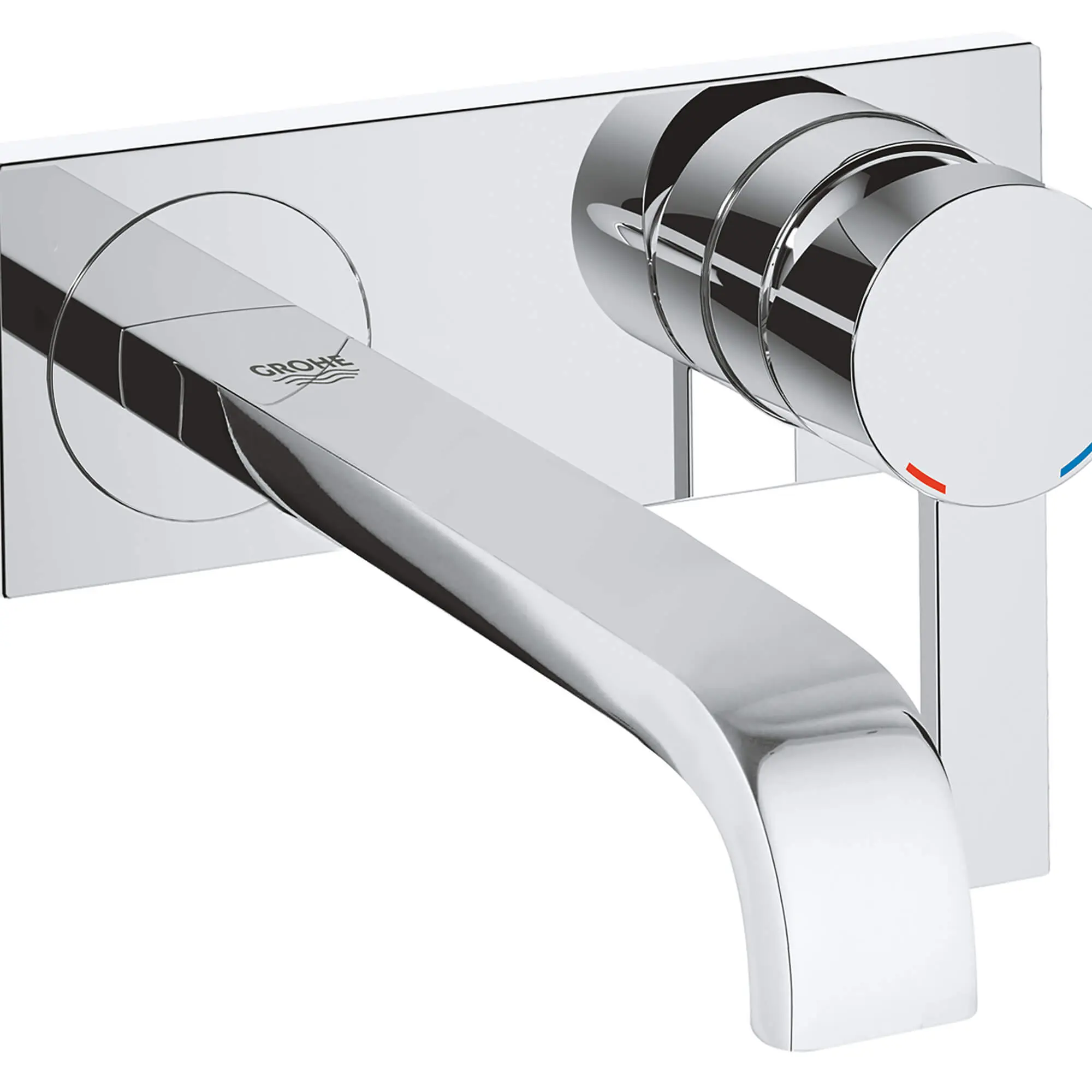 Single-Handle 2-Hole Wall Mount Vessel Medium Bathroom Faucet - 5.7 L/min (1.5 gpm)