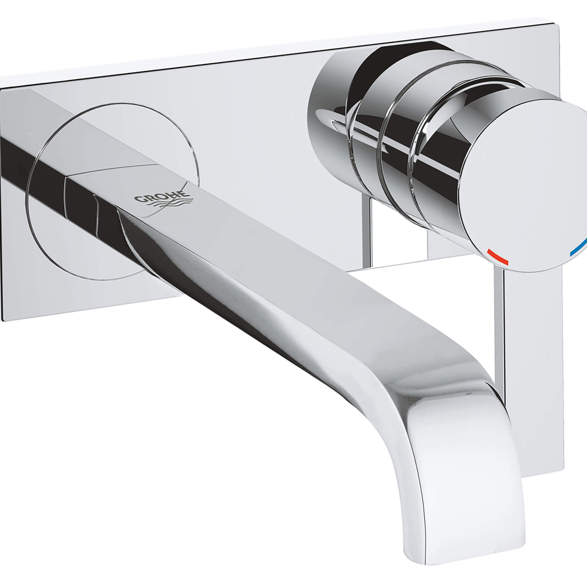 Single-Handle 2-Hole Wall Mount Vessel Medium Bathroom Faucet - 1.5 GPM