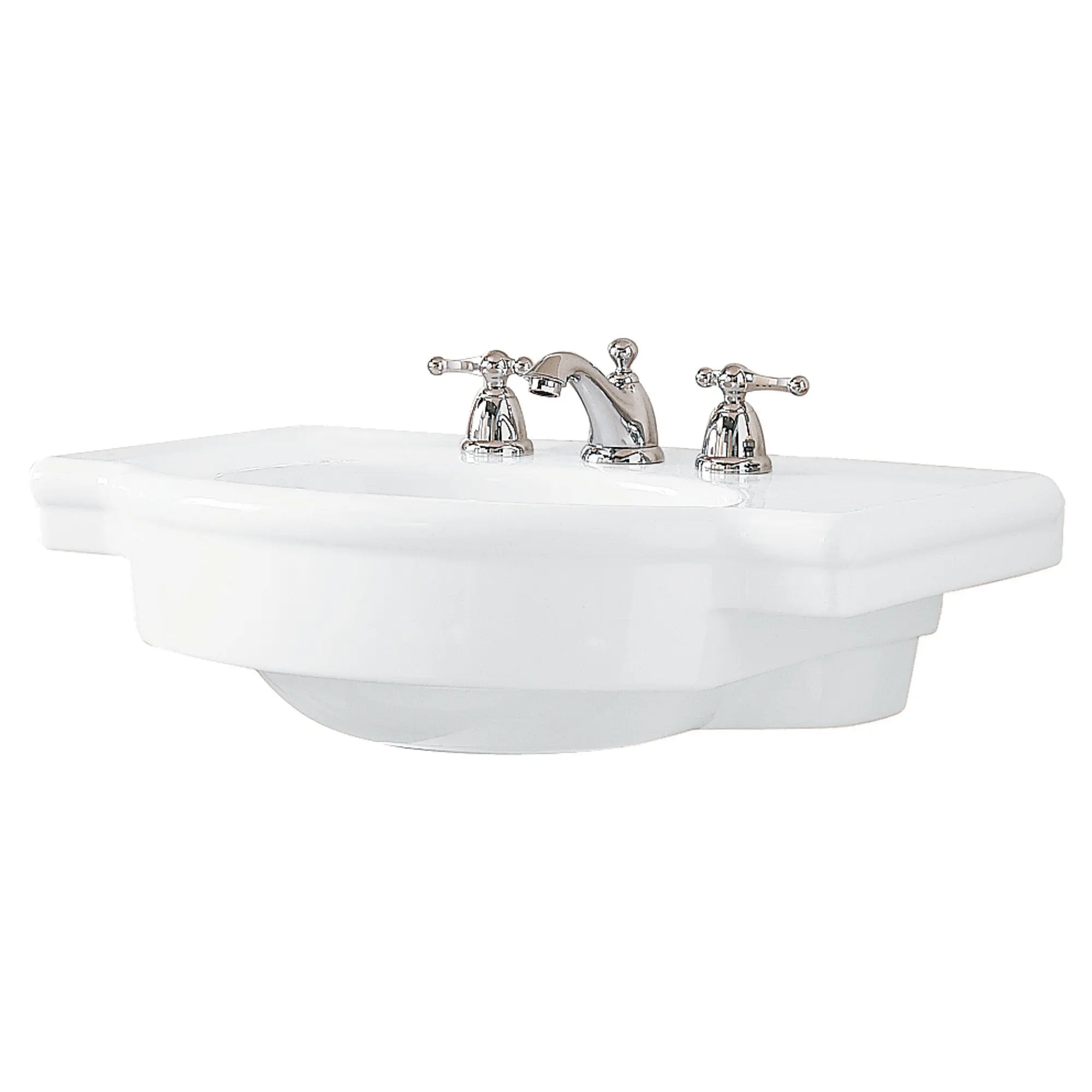 Retrospect® 8-Inch Widespread Pedestal Sink Top