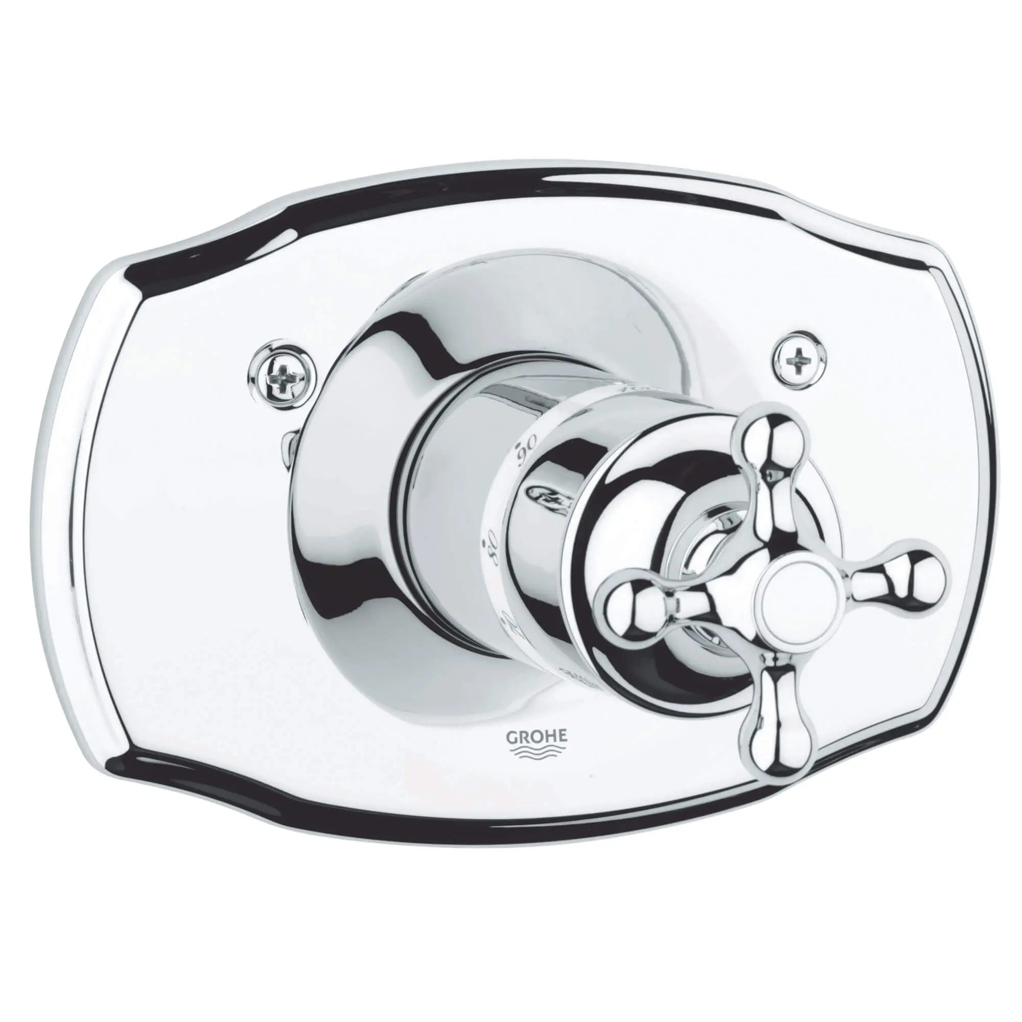 Thermostatic Valve Trim with Cross Handle