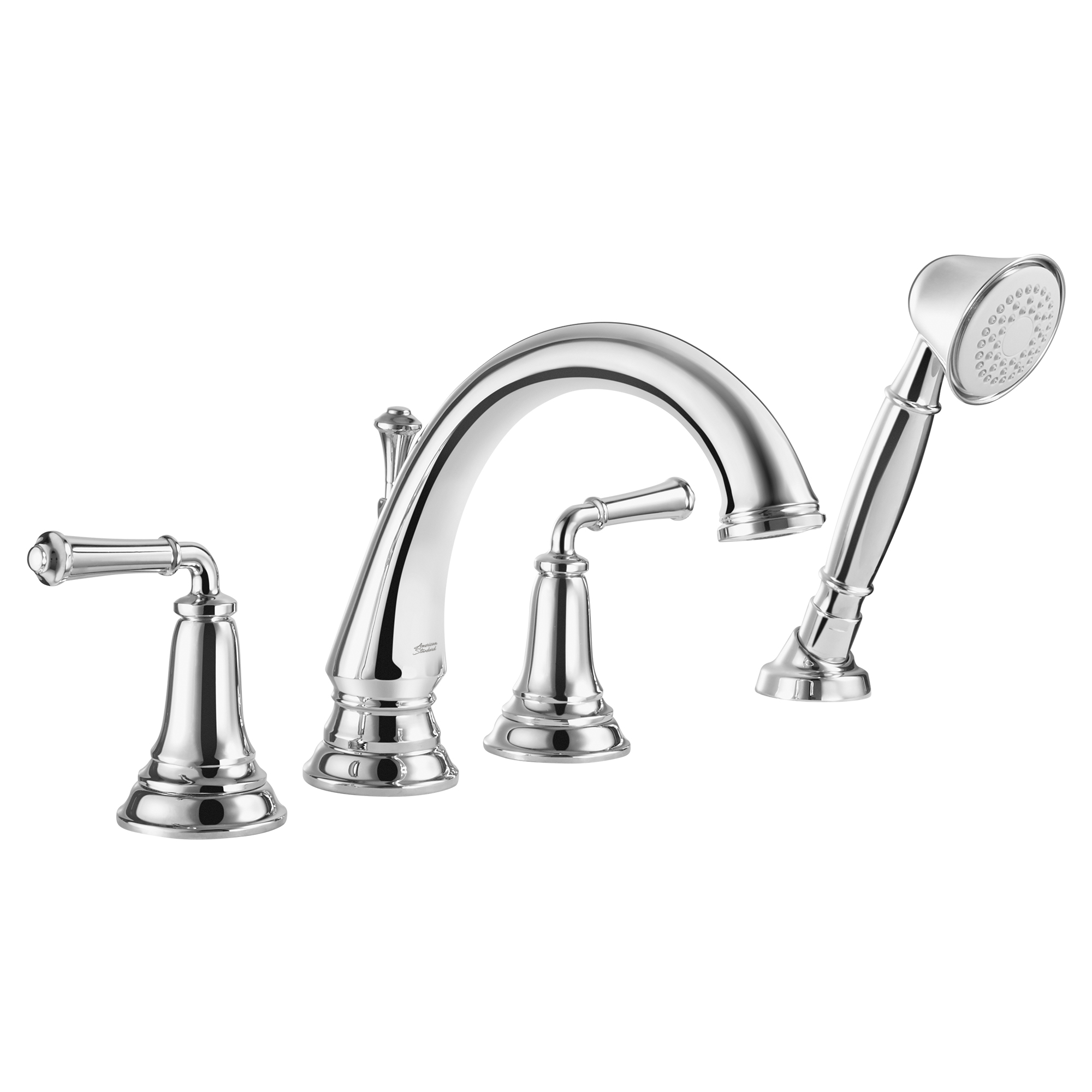 Delancey™ Bathtub Faucet With  Lever Handles and Personal Shower for Flash™ Rough-In Valve