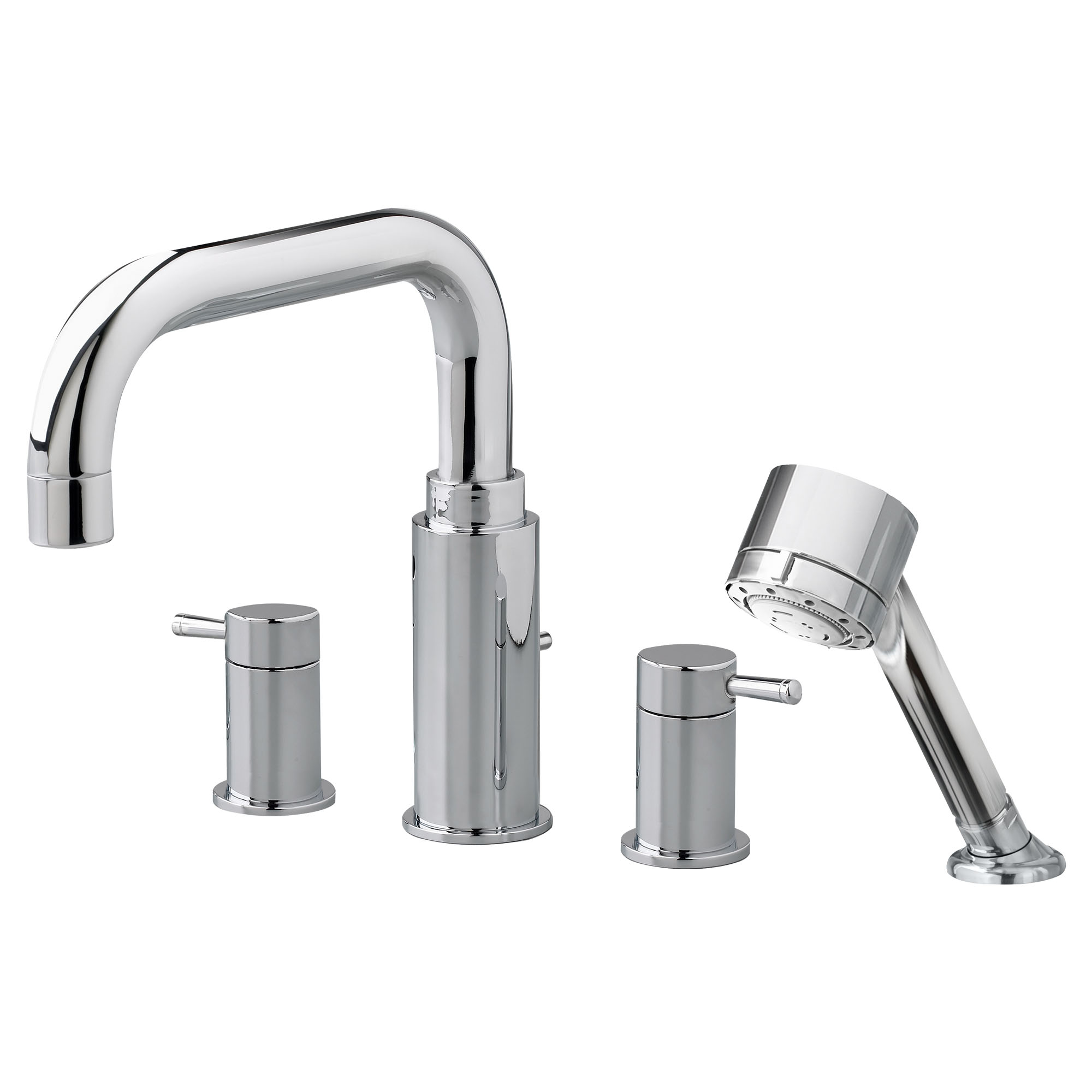 Serin® Bathtub Faucet With Lever Handles and Personal Shower for Flash® Rough-In Valve
