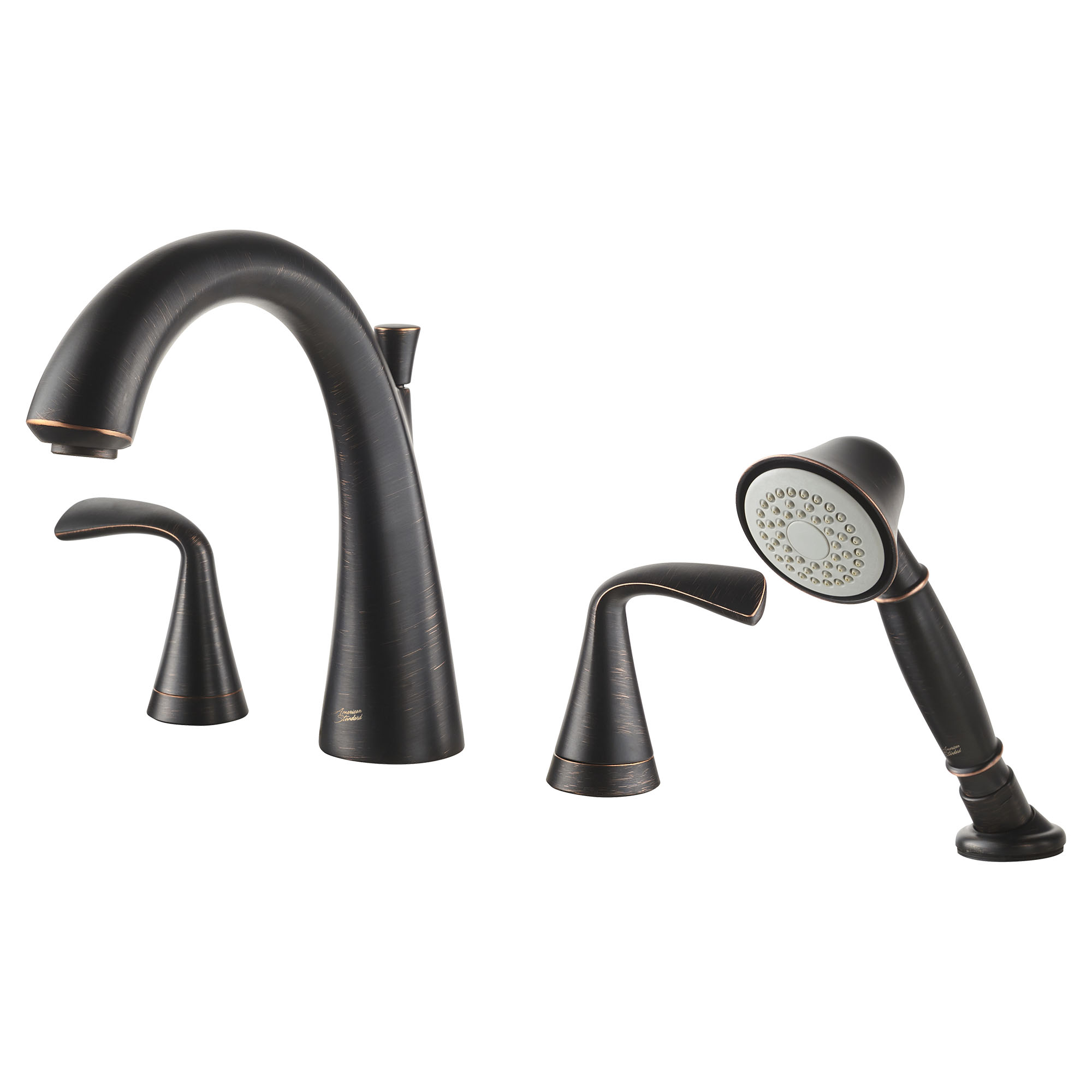 Fluent® Bathtub Faucet With  Lever Handles and Personal Shower for Flash® Rough-In Valve