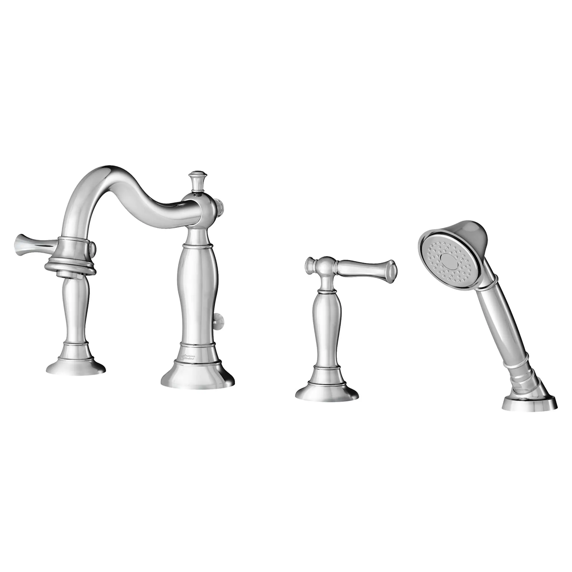 Quentin® Bathtub Faucet With  Lever Handles and Personal Shower for Flash® Rough-In Valve