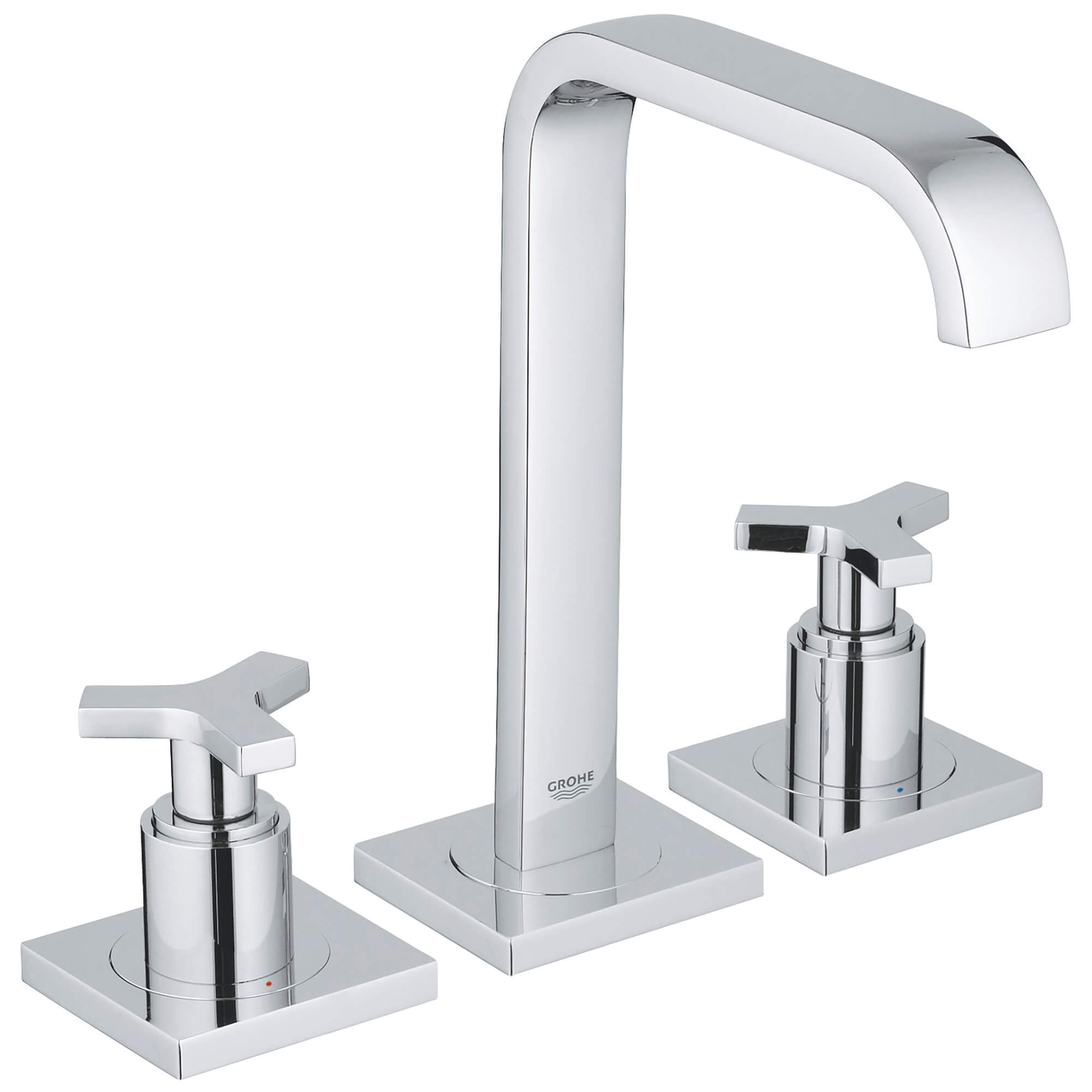 8" Widespread 2-Handle Bathroom Faucet with Tri-spoke Handles - 5.7 L/min (1.5 gpm)