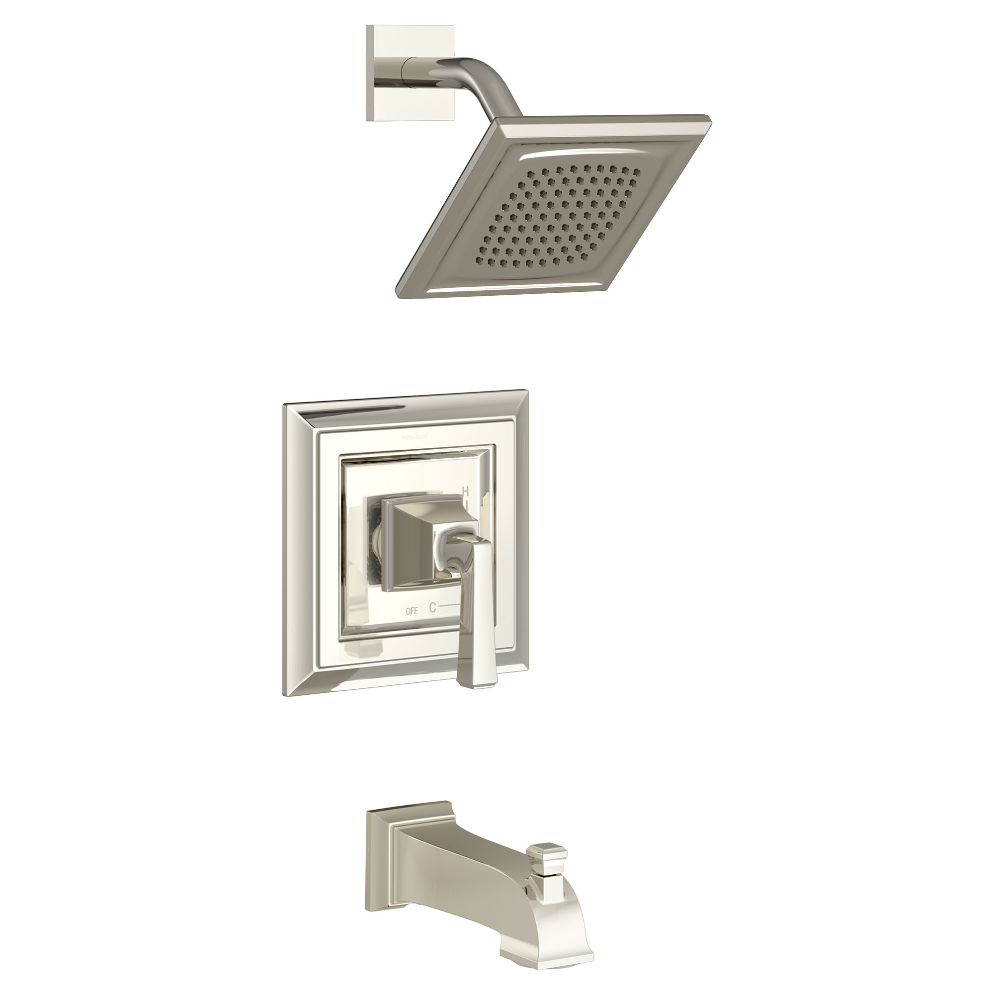 Town Square™ S 1.75 gpm/6.8 L/min Tub and Shower Trim Kit With Water-Saving Showerhead, Double Ceramic Pressure Balance Cartridge With Lever Handle