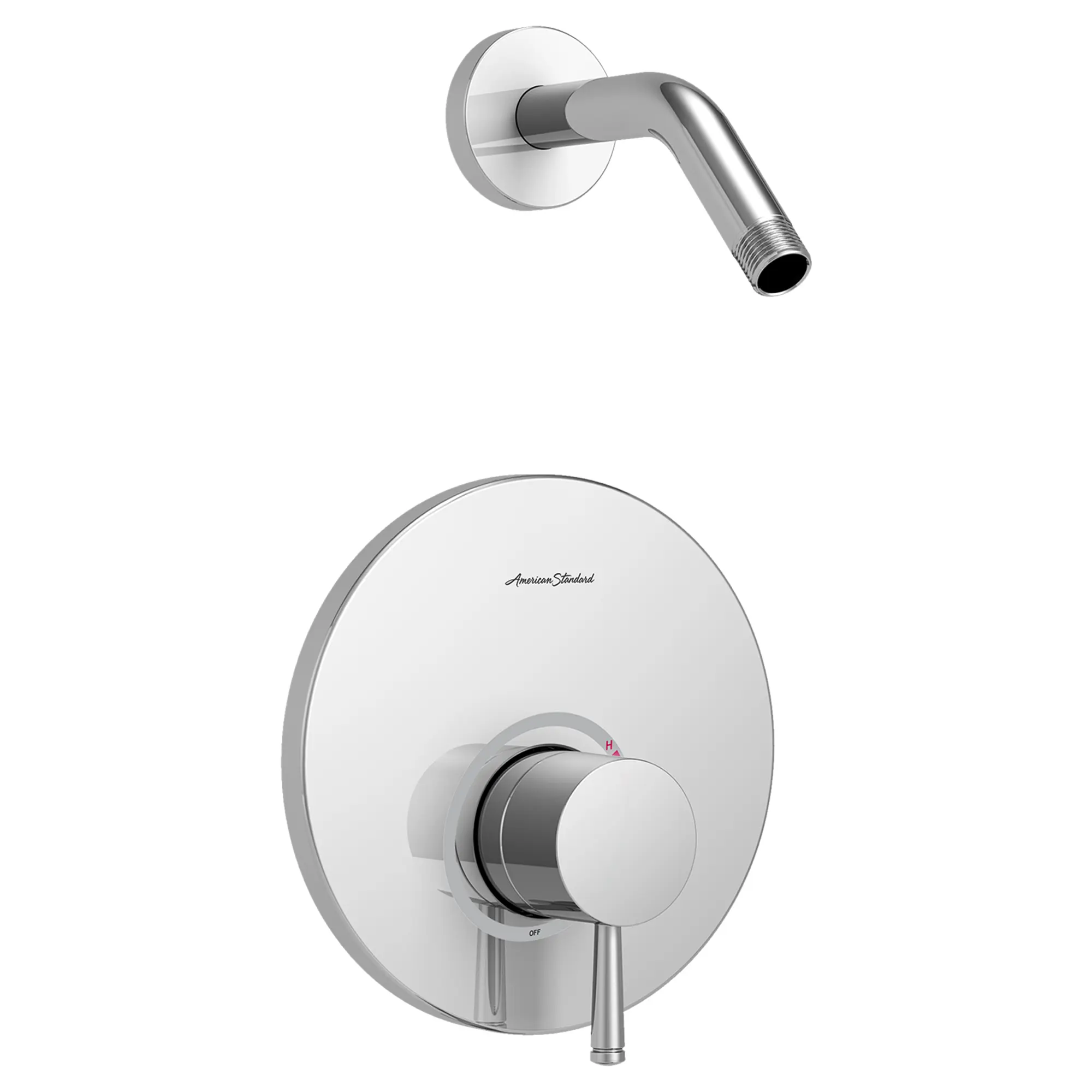 Serin® 2.5 gpm/9.5 L/min Garniture de douche Pommeau de douche , cartouche à double équilibre de pression en céramique avec poignée à levier