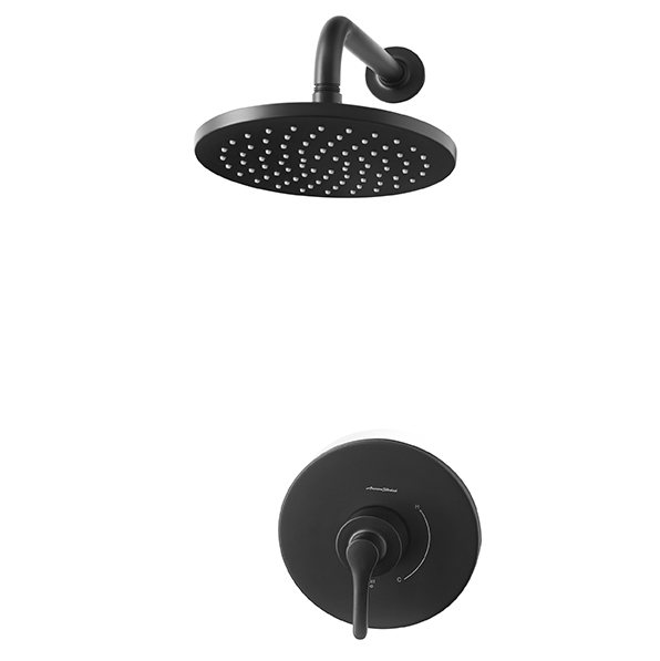 Studio™ S 2.5 gpm/ 6.8 L/min  Shower Only Trim With Rain Showerhead With Double Ceramic Balance Cartridge With Lever Handle