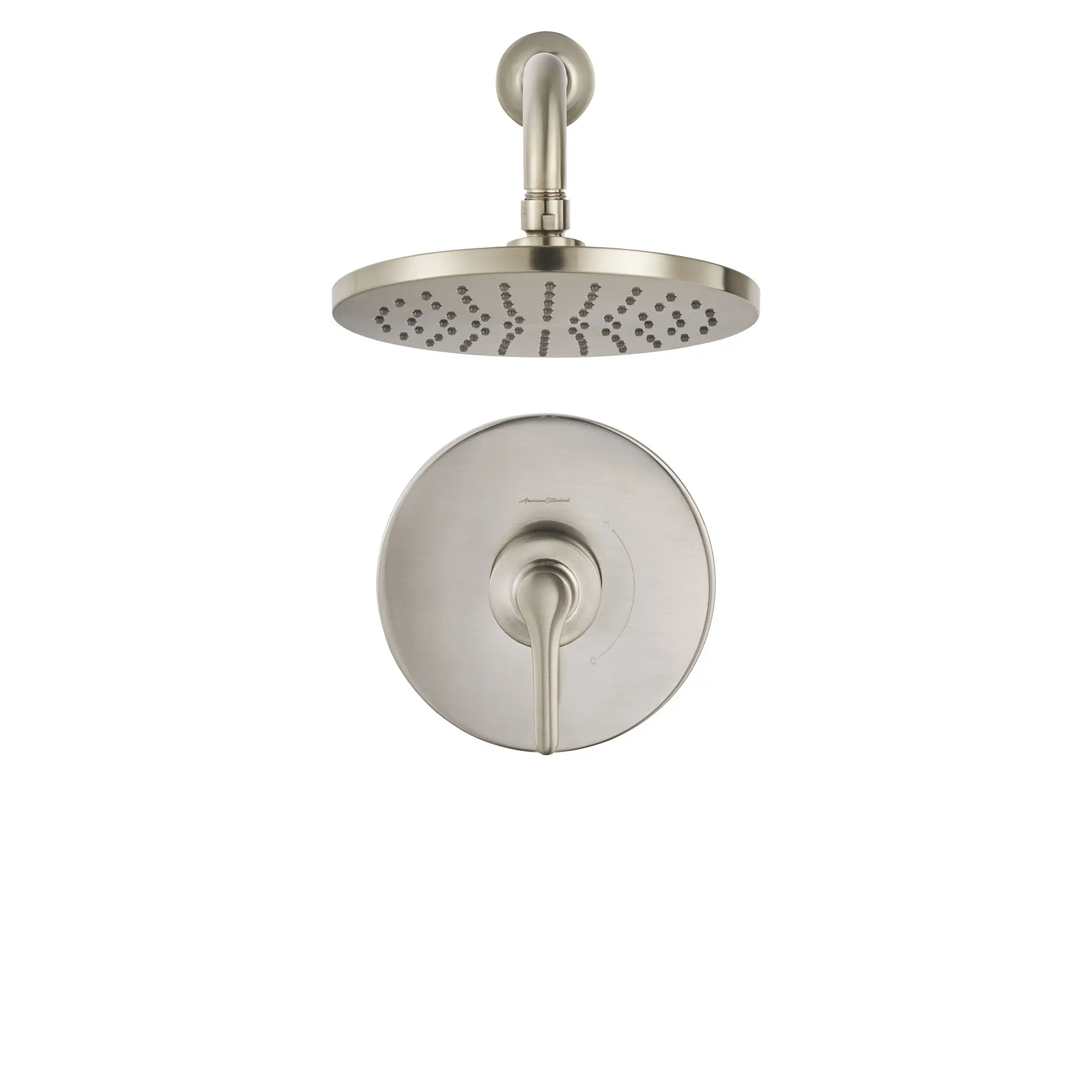 Studio® S - Ensemble de robinetterie pour douche 1,8 gpm/6,8 L/min incluant une pomme de douche pluie, une cartouche à pression équilibrée en double céramique et une poignée à levier