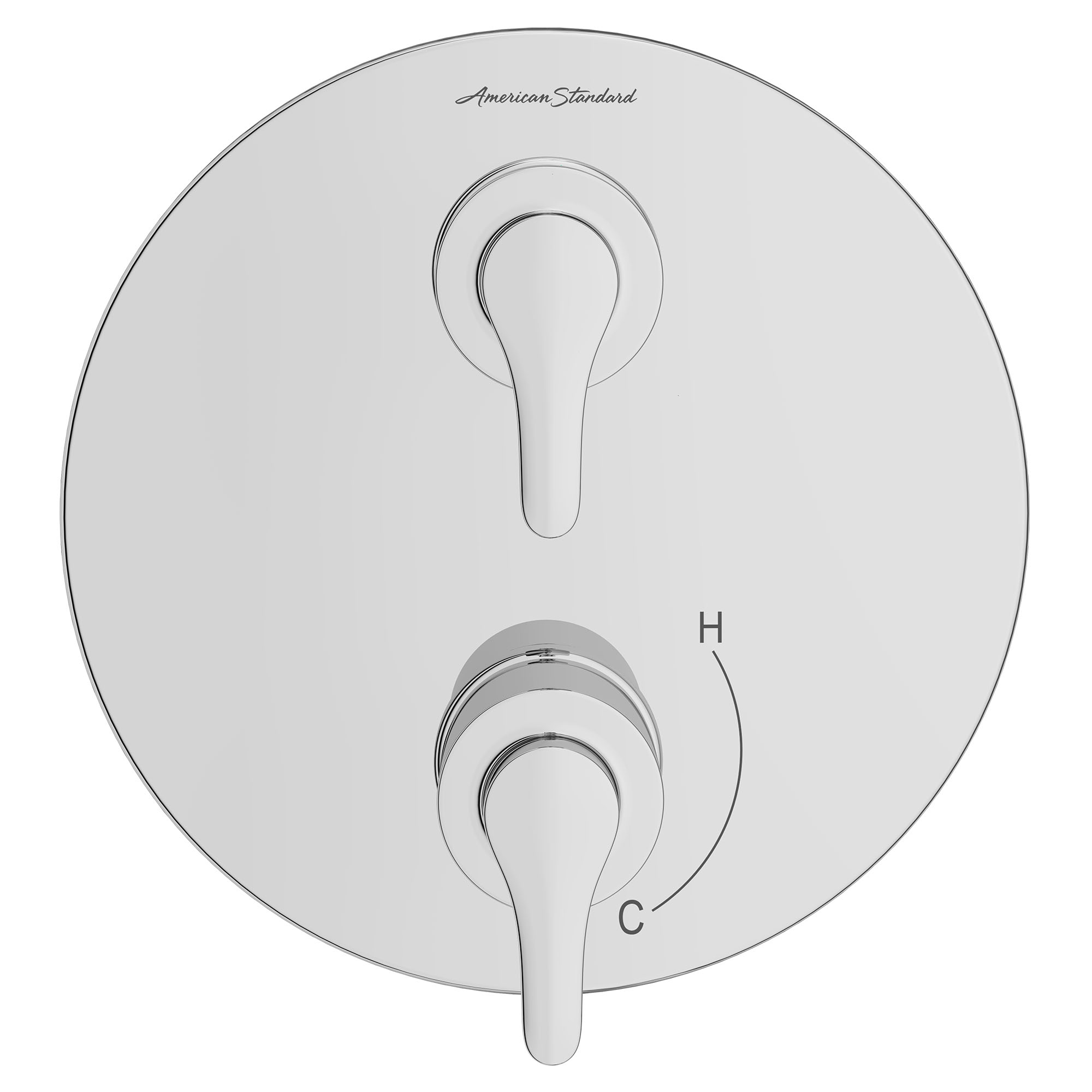 StudioMD S - garniture d'inverseur de douche intégrée à 2 poignées seulement
