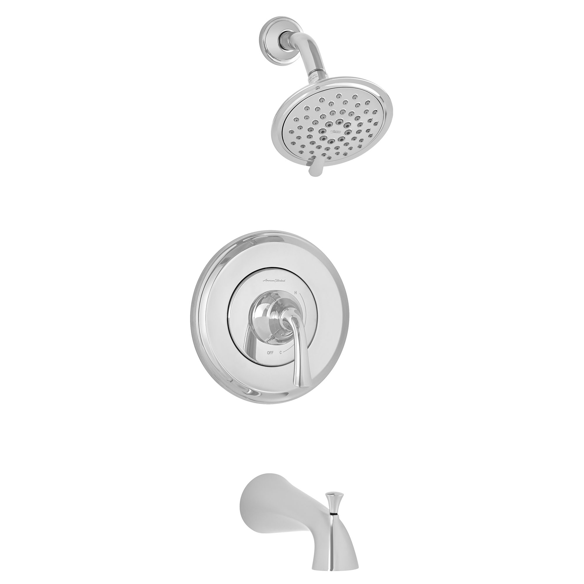 Patience® 2.5 gpm/9.5 L/min Tub and Shower Trim Kit With 3-Function Showerhead, Double Ceramic Pressure Balance Cartridge With Lever Handle