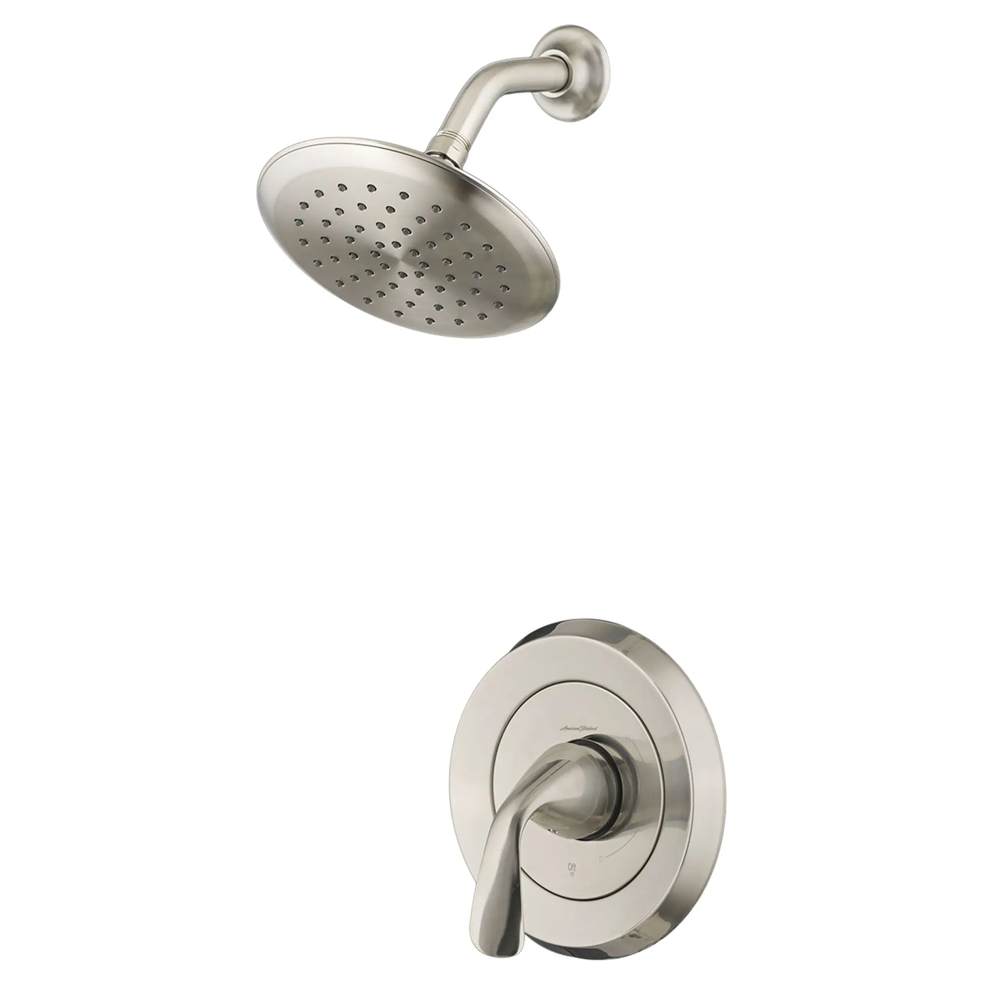 Fluent® - Ensemble de robinetterie pour douche 1,8 gpm/6,8 L/min incluant une pomme de douche à économie d'eau, une cartouche à pression équilibrée en double céramique et une poignée à levier