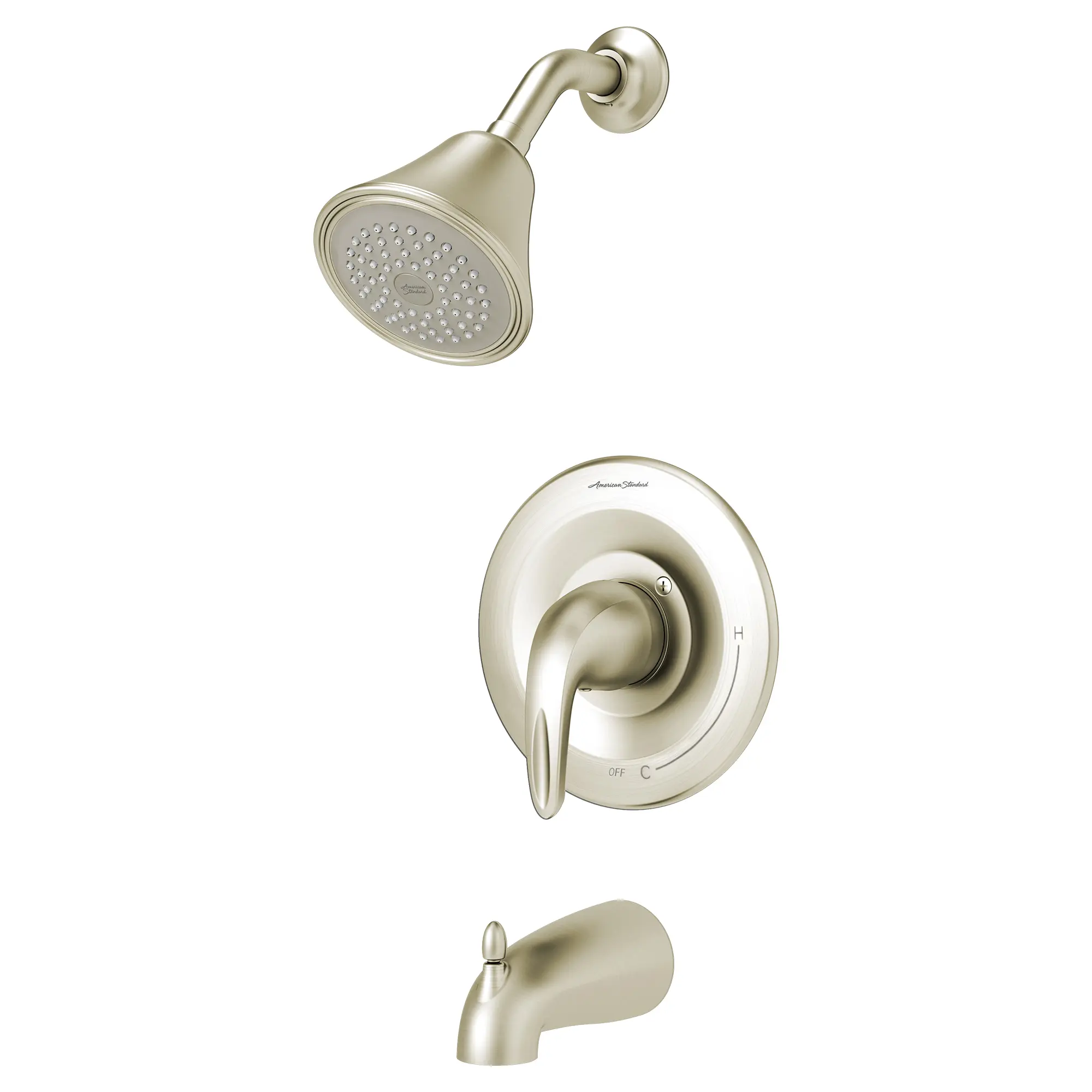 Reliant 3® 2.5 gpm/9.5 L/min Tub and Shower Trim Kit With Showerhead, Double Ceramic Pressure Balance Cartridge With Lever Handle