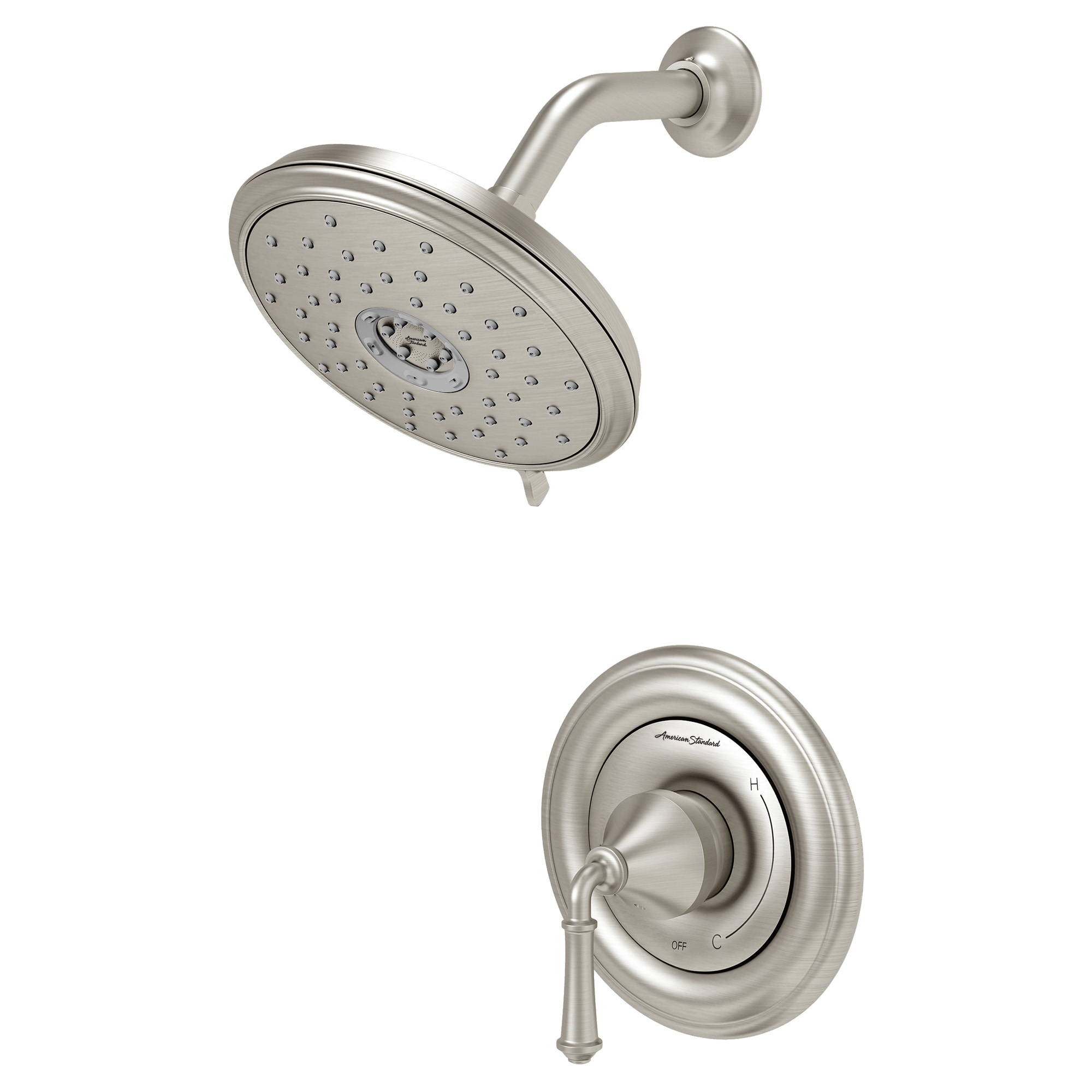 Portsmouth 2.0 GPM Shower Trim Kit with FloWise Showerhead and Lever Handle