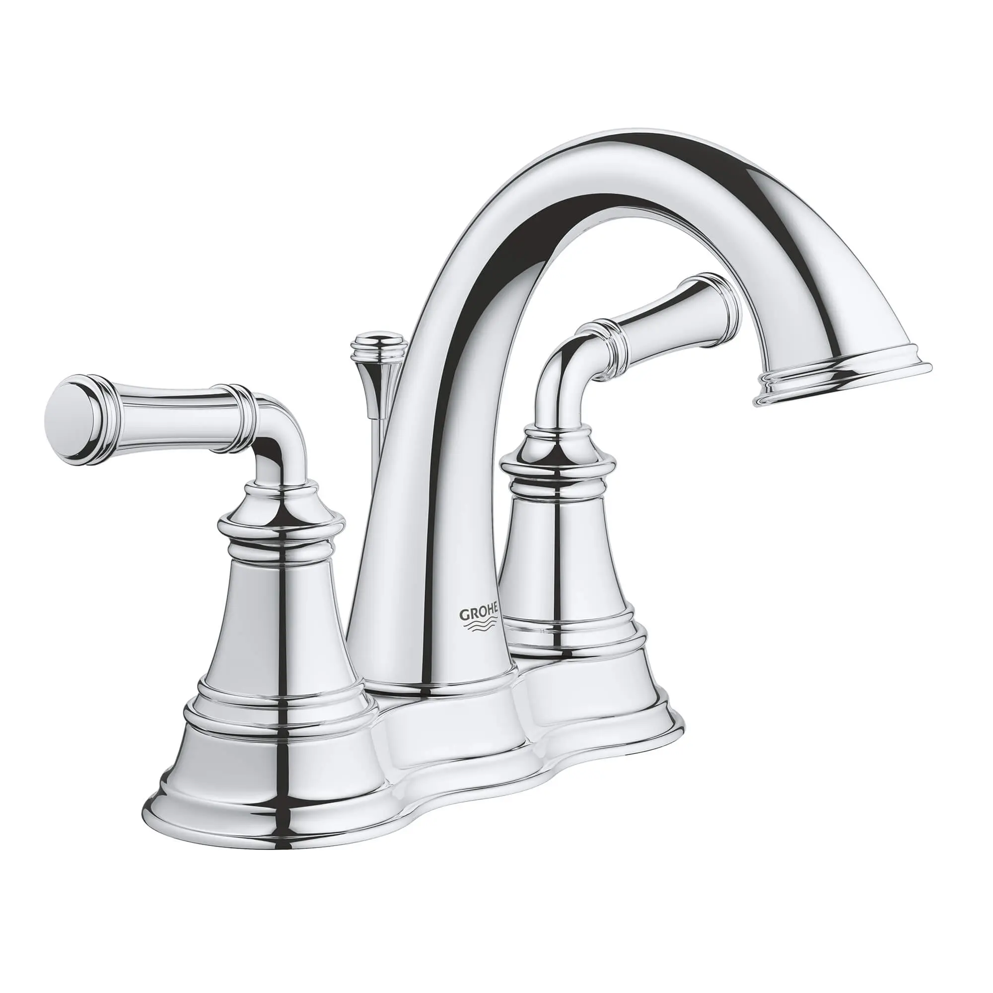 4-inch Centerset 2-Handle Bathroom Faucet 1.2 GPM