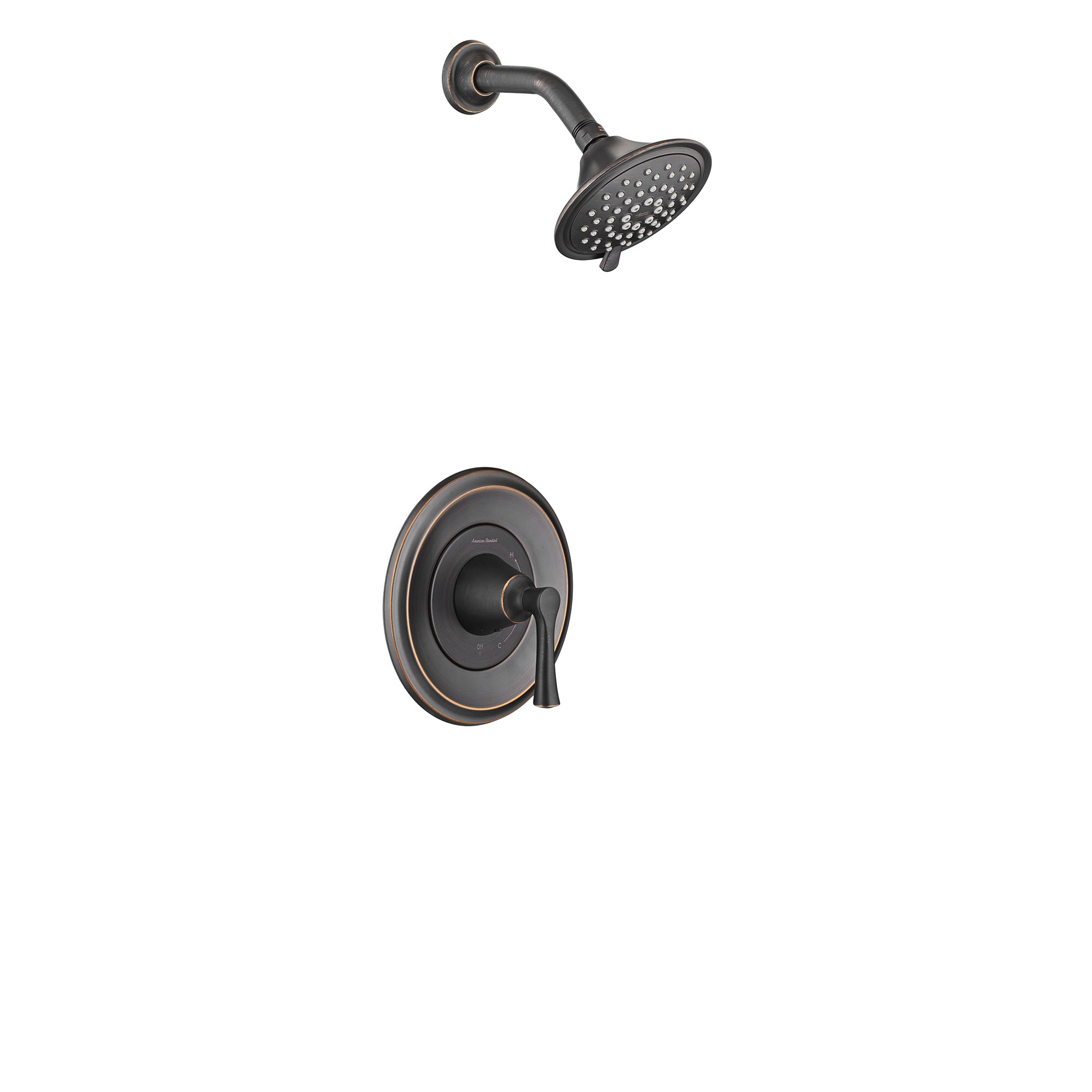 Estate 1.75 GPM Shower Trim Kit with Water-Saving Showerhead and Lever Handle
