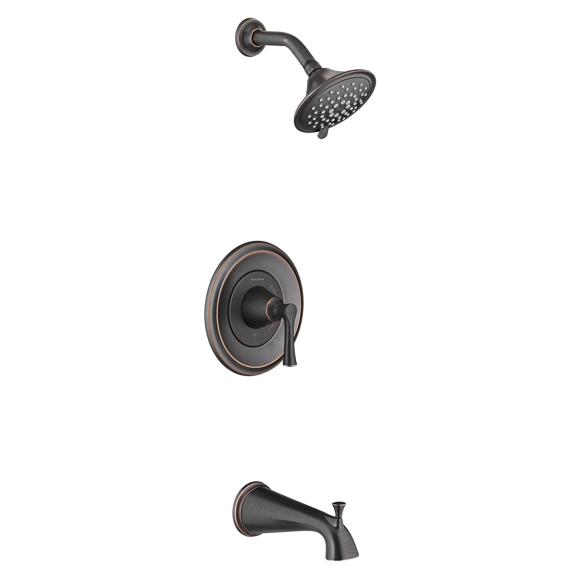 Estate 1.75 GPM Tub and Shower Trim Kit with Water-Saving 3-Function Showerhead and Lever Handle