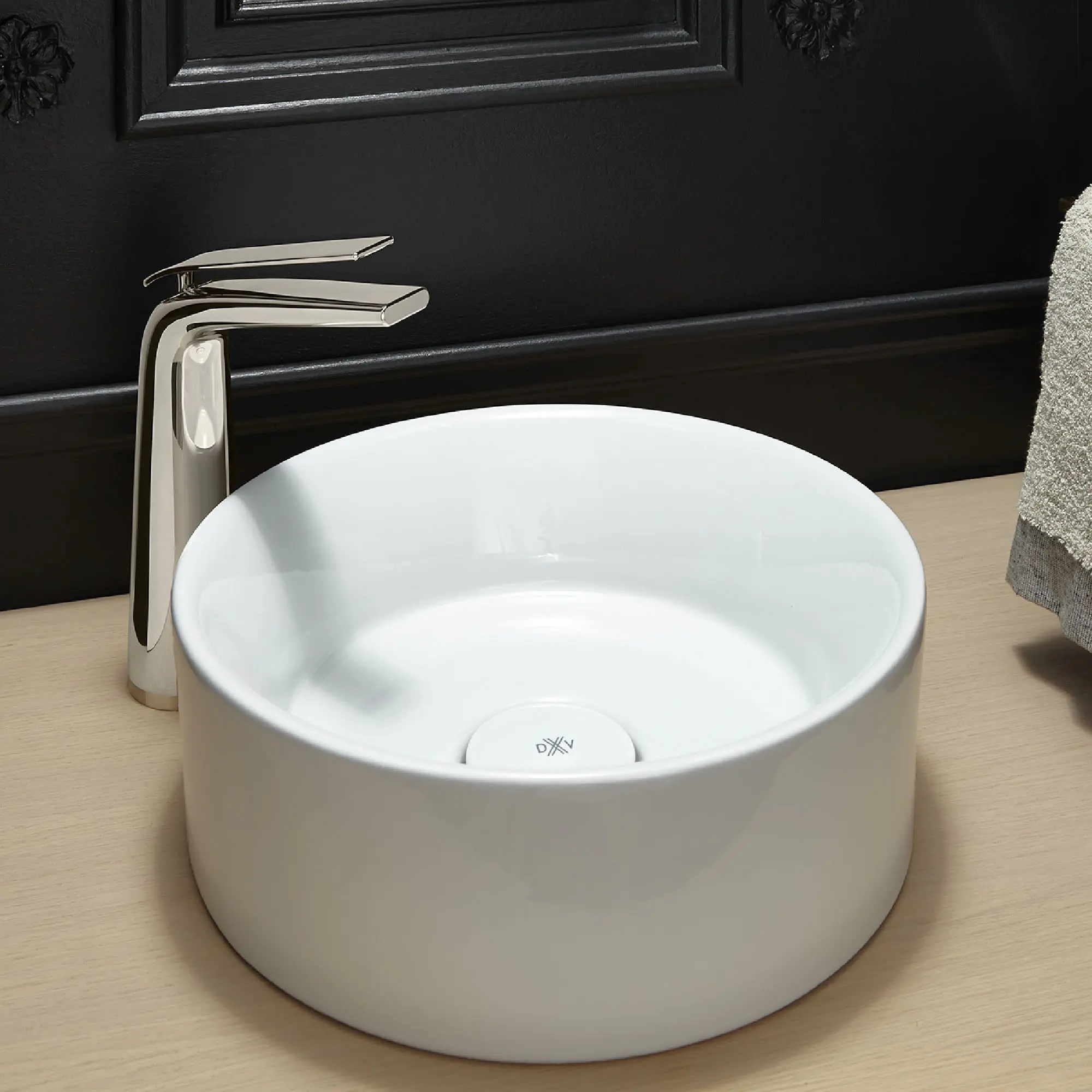 Robinet de lavabo vasque monotrou à poignée unique DXV Modulus