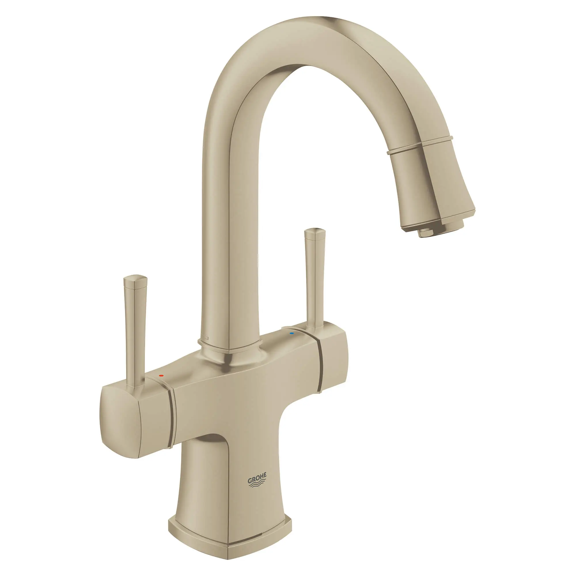 Single Hole 2-Handle L-Size Bathroom Faucet 1.2 GPM