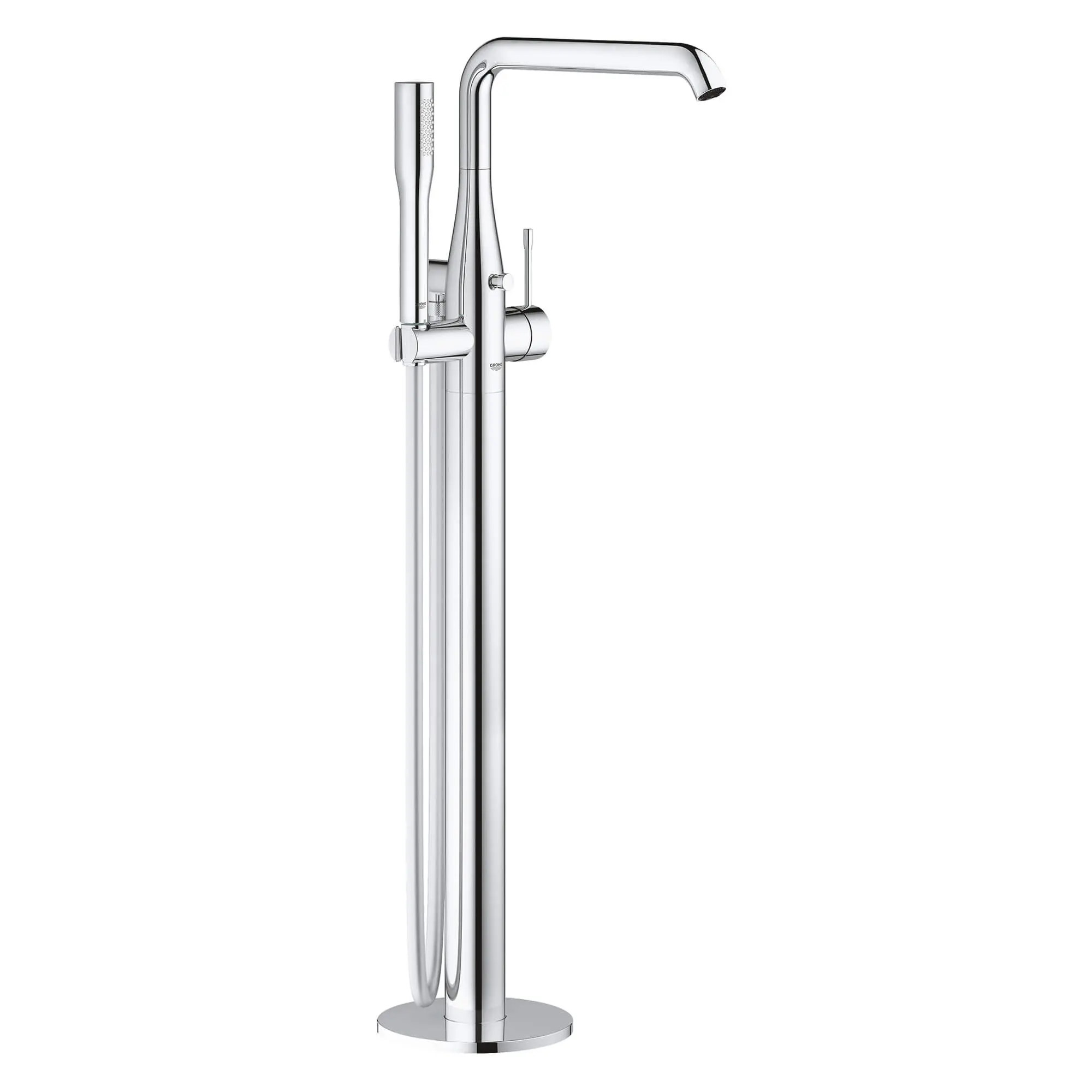 Floor Standing Tub Filler with Hand Shower