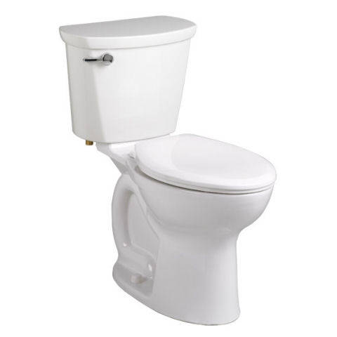 Cadet Pro Two-Piece 1.6 gpf/6.0 Lpf Chair Height Elongated Toilet Less Seat with Lined Tank