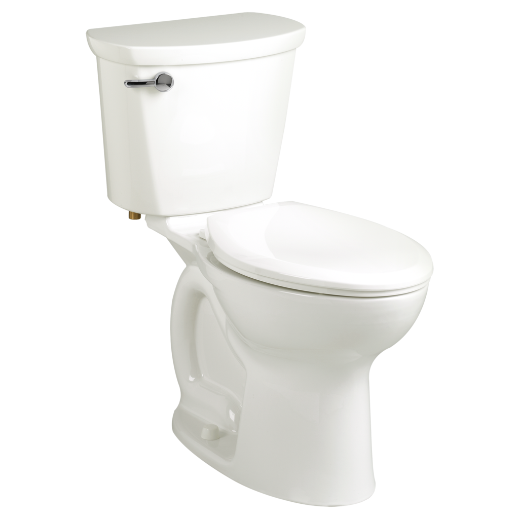 Toilette Cadet PRO, 2 pièces, 1,6 gpc/6,0 lpc, à cuvette au devant rond à hauteur de chaise et réservoir avec doublure, sans siège