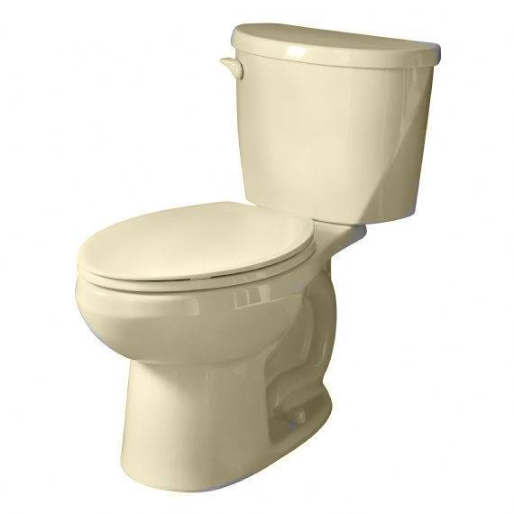 Toilette Evolution 2, 2 pièces, 1,6 gpc/6,0 lpc, à cuvette au devant rond à hauteur régulière et réservoir avec doublure, sans siège