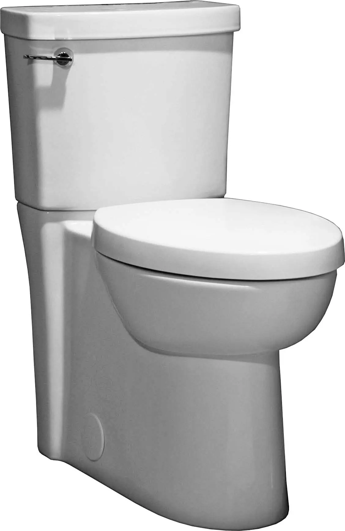 Toilette Studio® à jupe, 2 pièces, 1,28 gpc/4,8 lpc, à cuvette au devant rond à hauteur de chaise avec siège