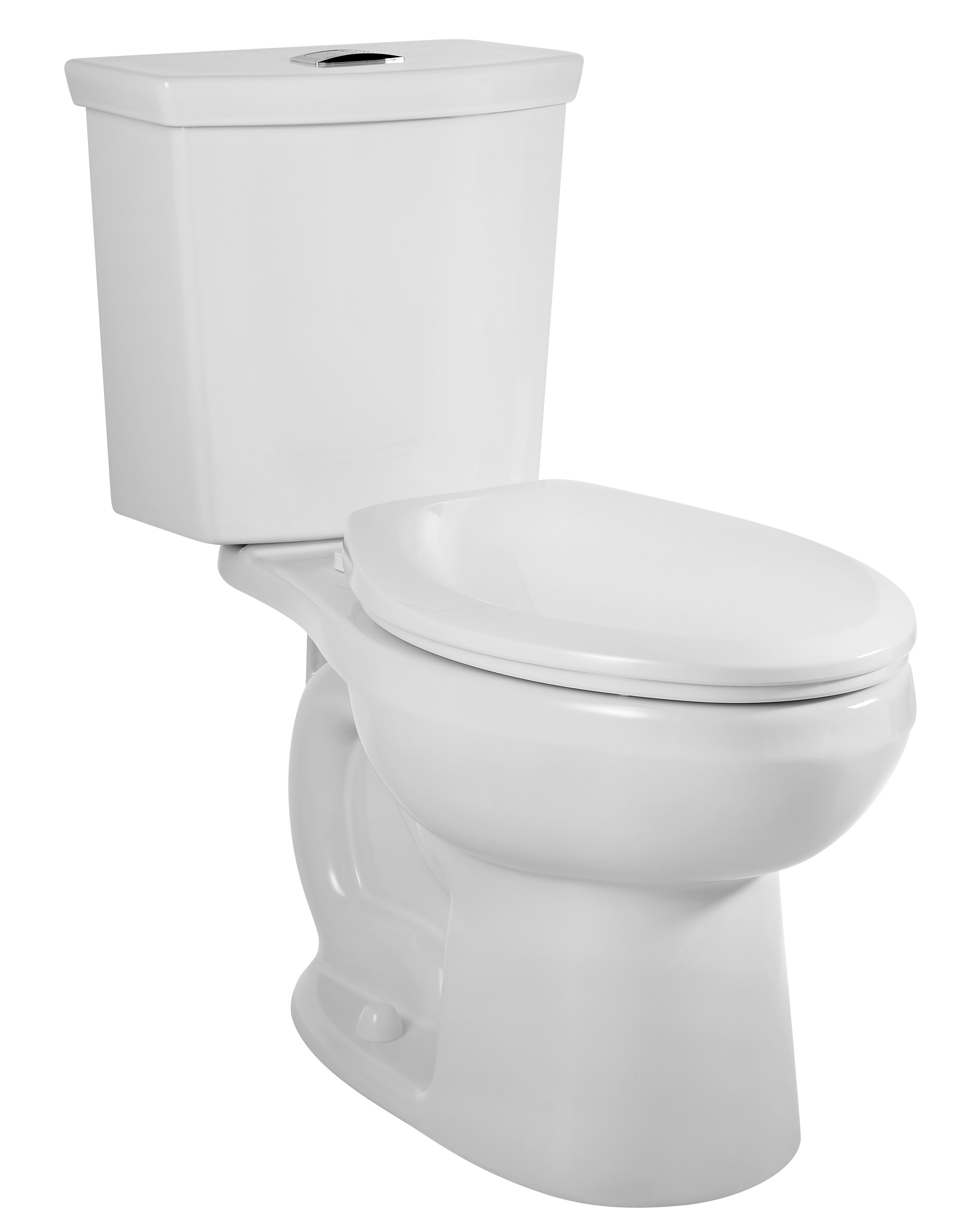 Cadet 3 Two-Piece Dual Flush 1.6 gpf/6.0 Lpf and 1.0 gpf/3.8 Lpf Chair Height Elongated Complete Toilet With Seat and Lined Tank