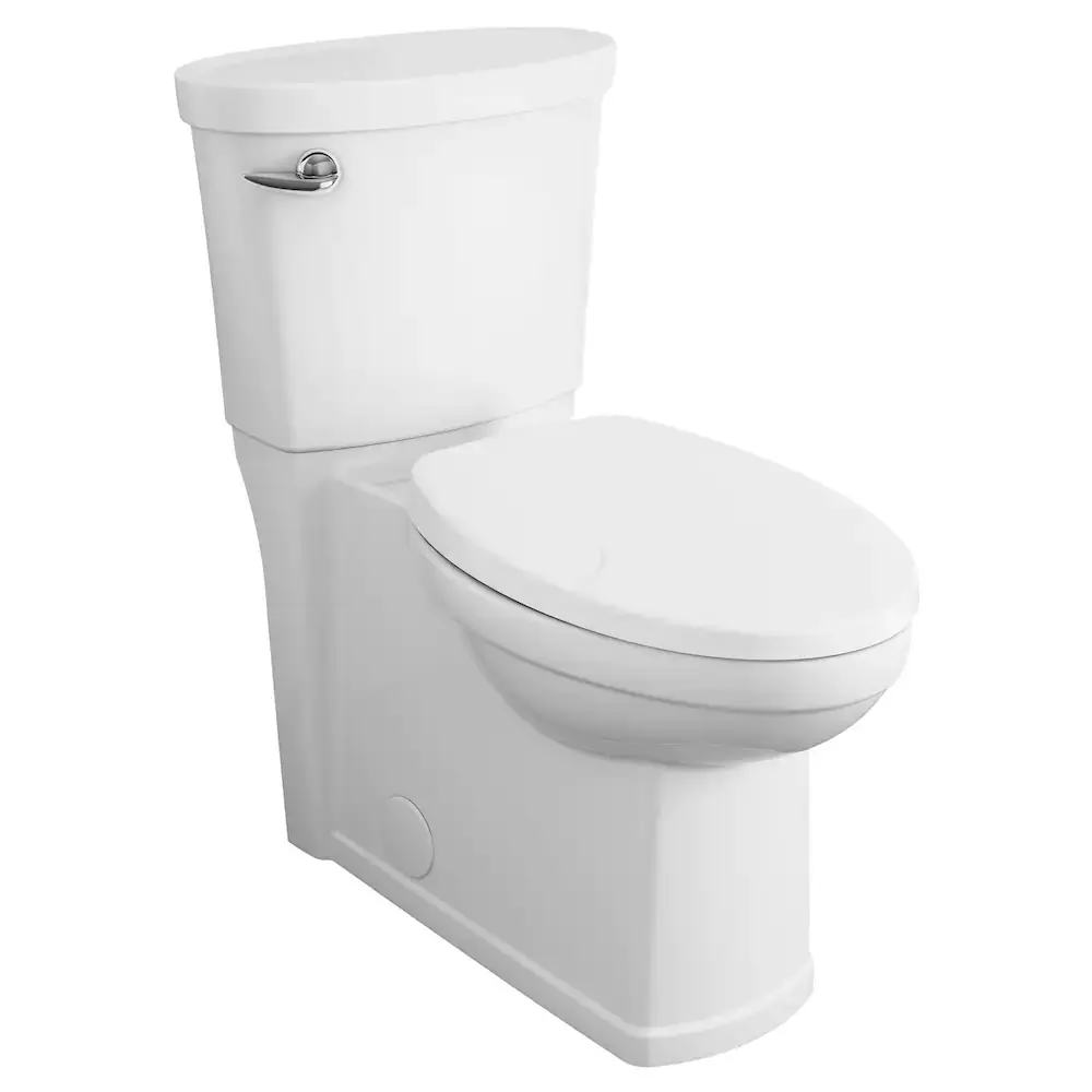 Toilette complète Décor, 2 pièces, 1,28 gpc/4,8 lpc, à cuvette allongée à hauteur de chaise, avec siège