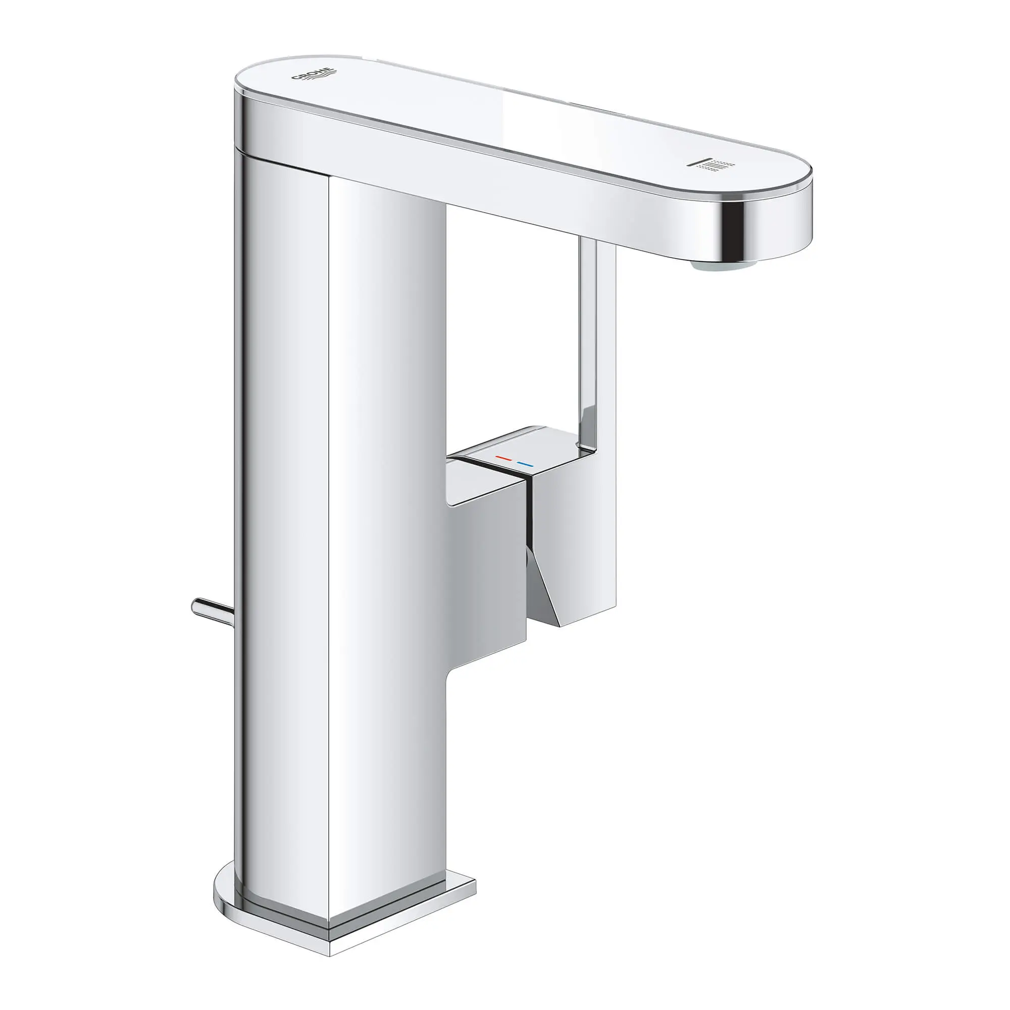 Single-Handle Bathroom Faucet 1/2" with LED display, M-size