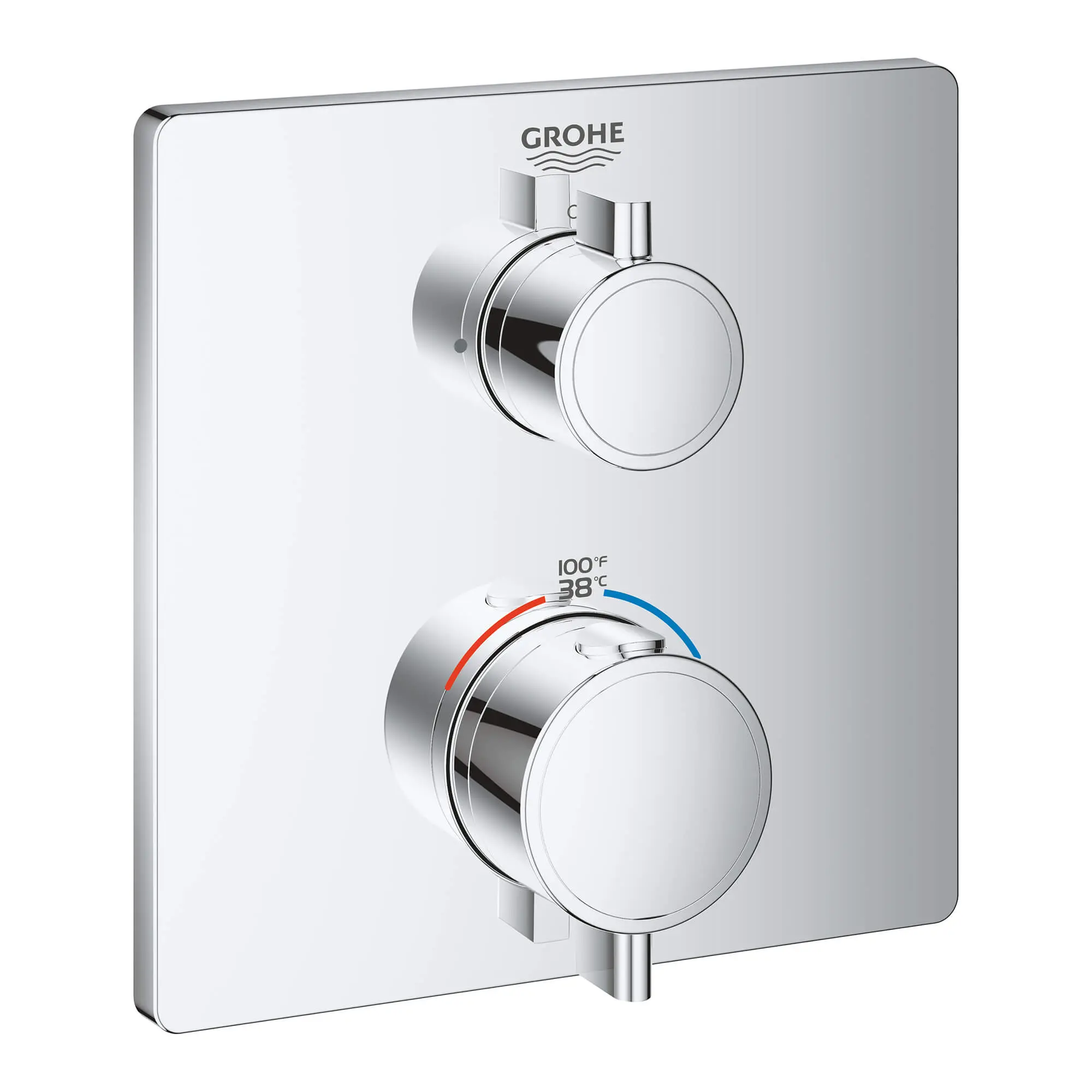 Single Function 2-Handle Thermostatic Valve Trim