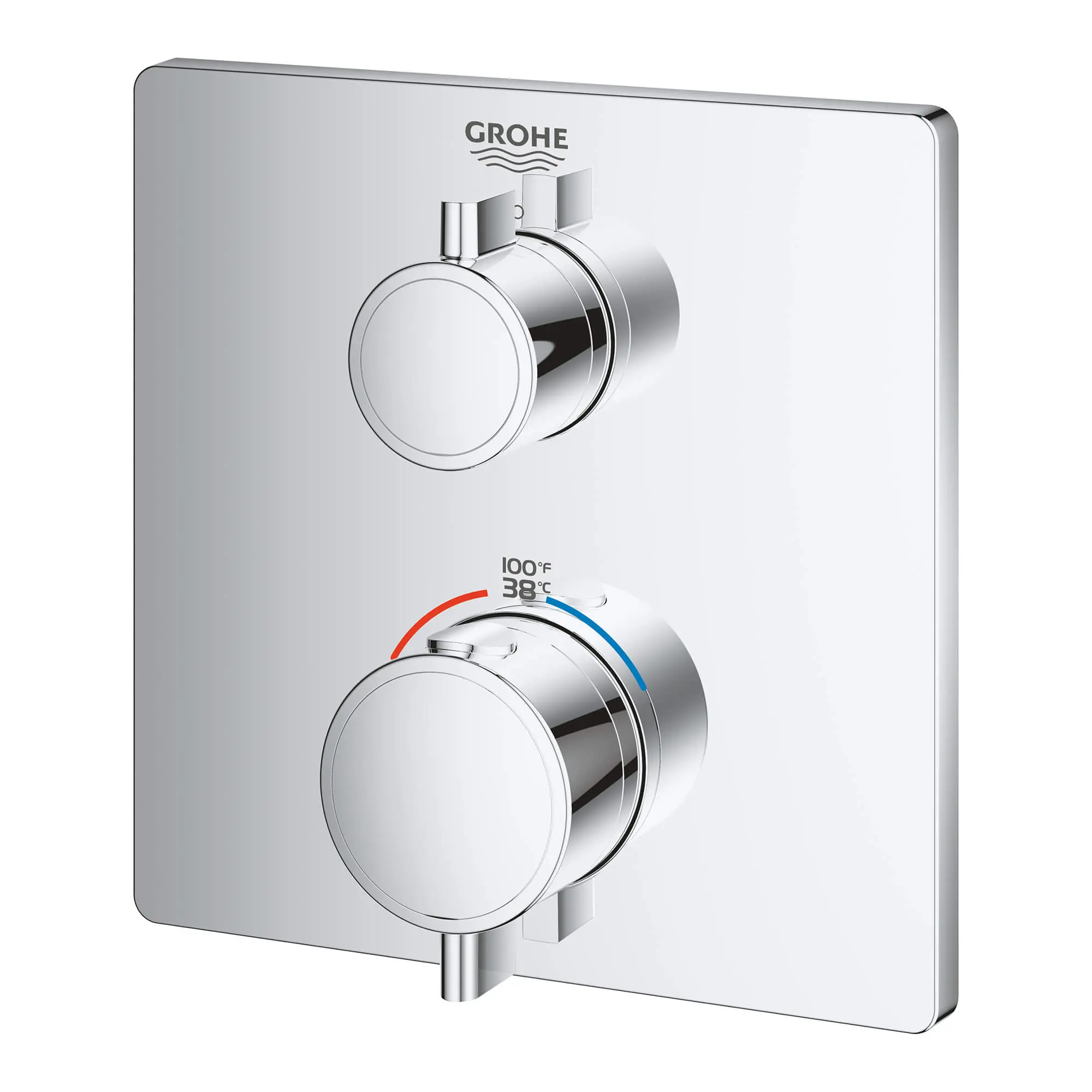 Single Function 2-Handle Thermostatic Valve Trim