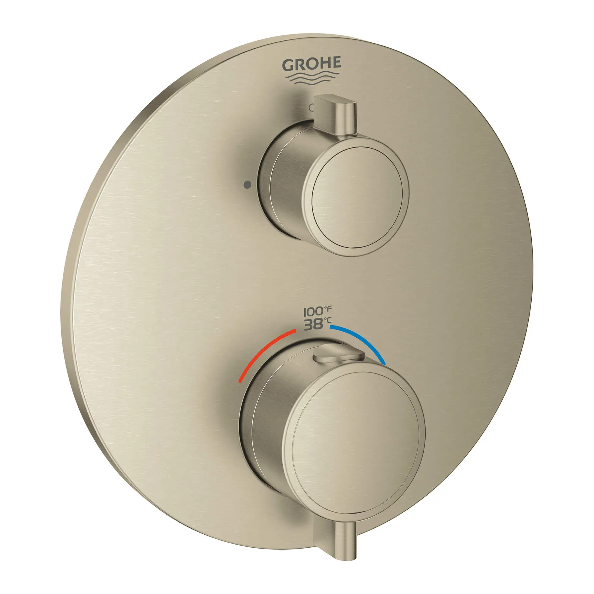 Dual Function 2-Handle Thermostatic Valve Trim