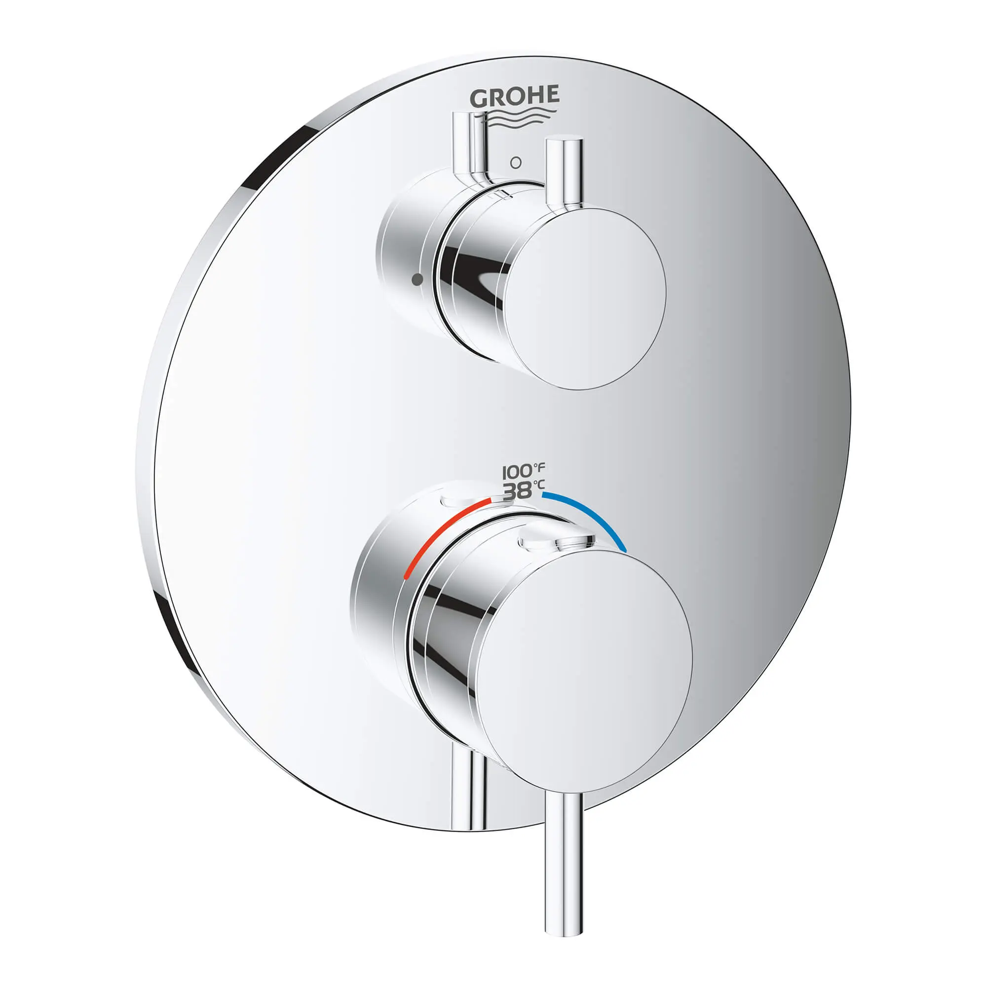 Single Function 2-Handle Thermostatic Valve Trim