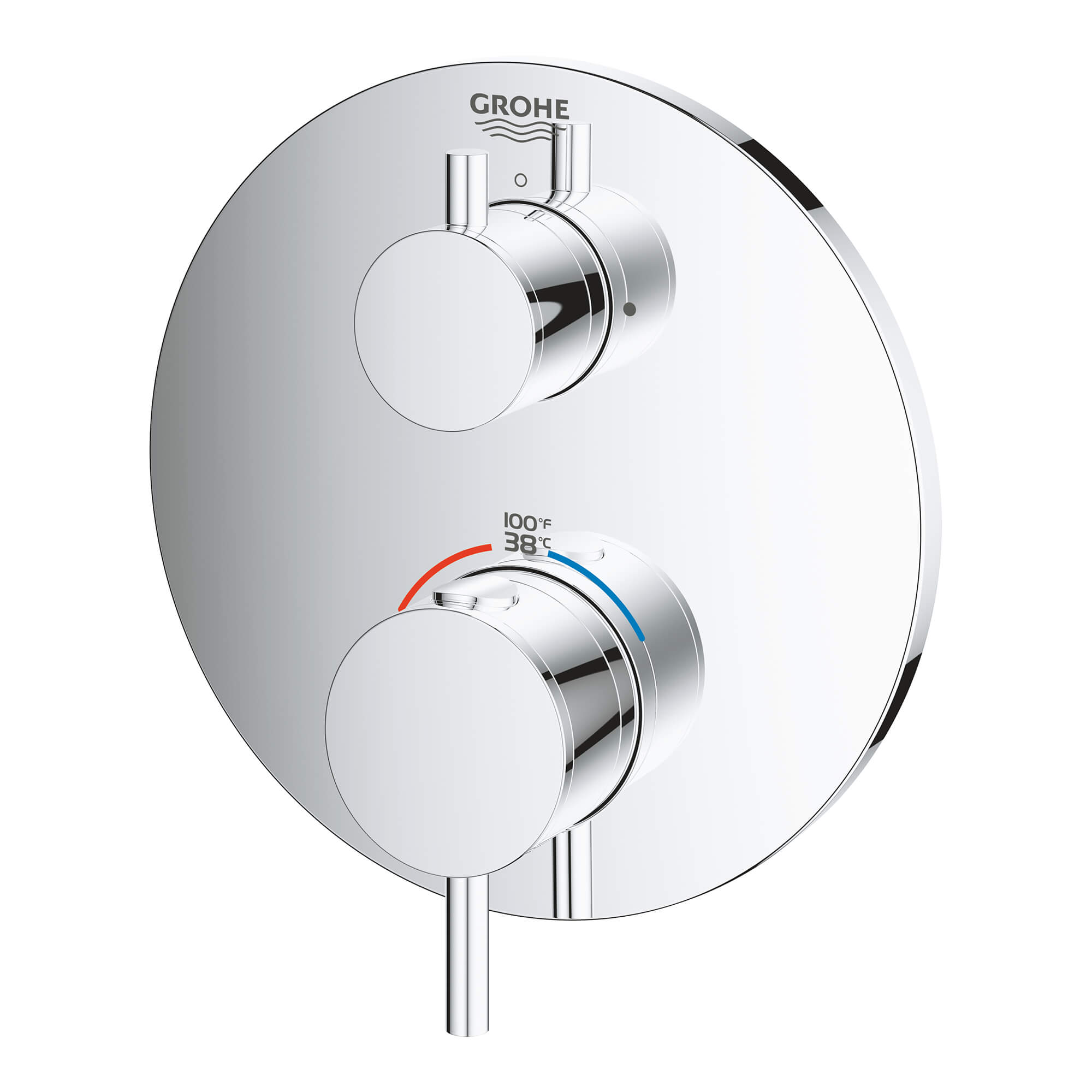 Dual Function 2-Handle Thermostatic Valve Trim