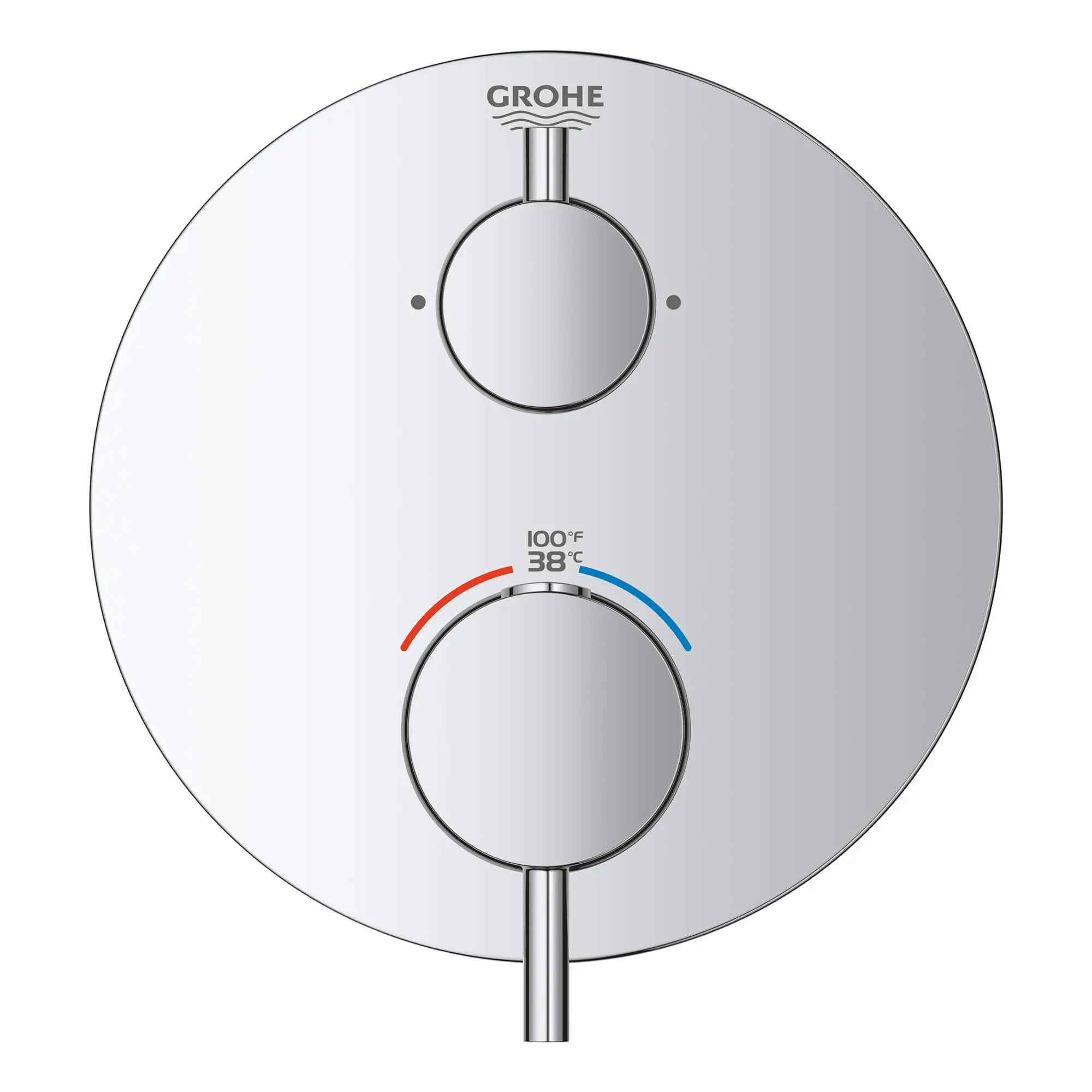 Garniture de valve thermostatique à fonction double avec module de contrôle