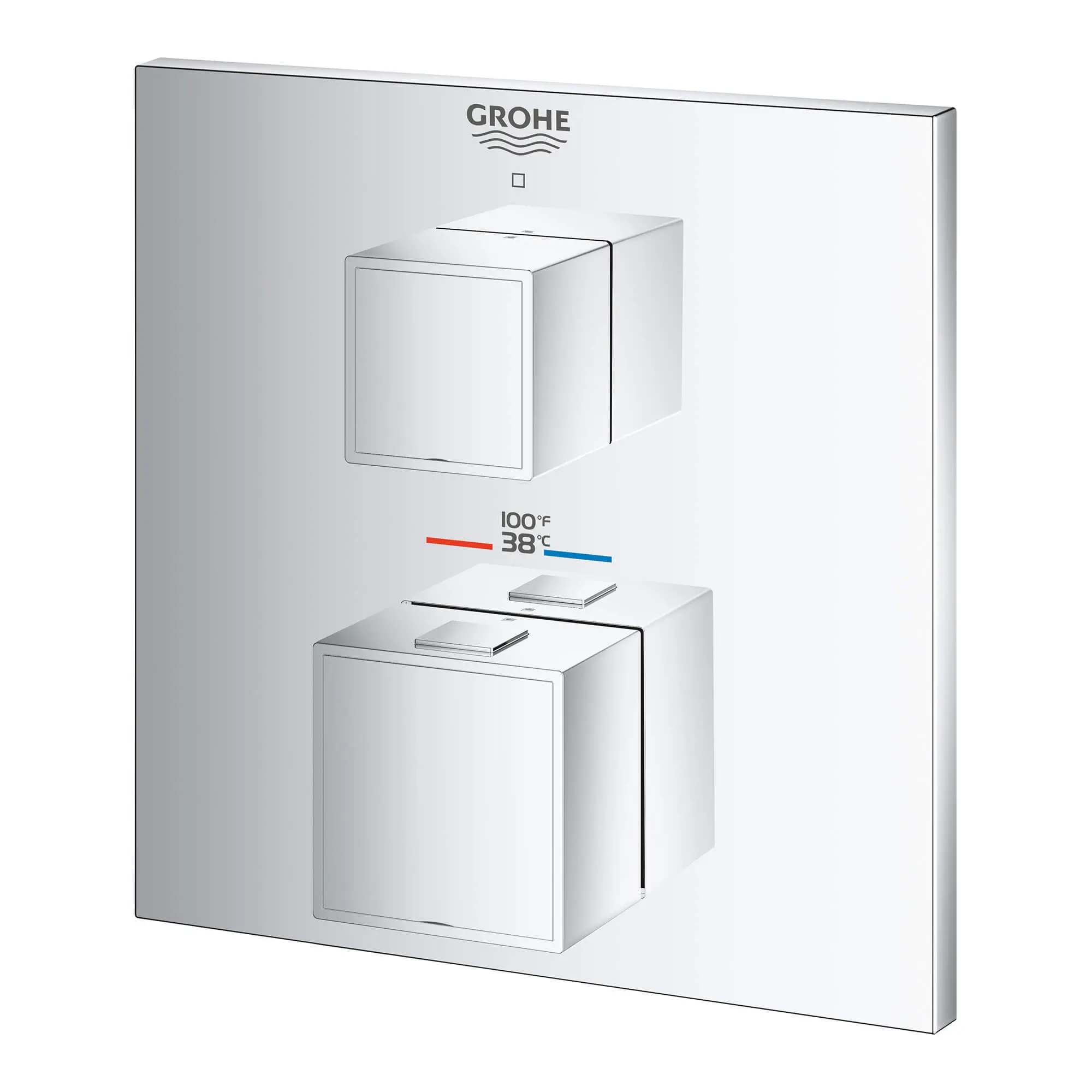 Single Function 2-Handle Thermostatic Valve Trim